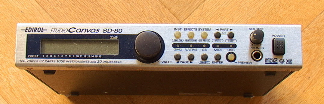 Roland Edirol Studio Canvas SD-80 - 器材