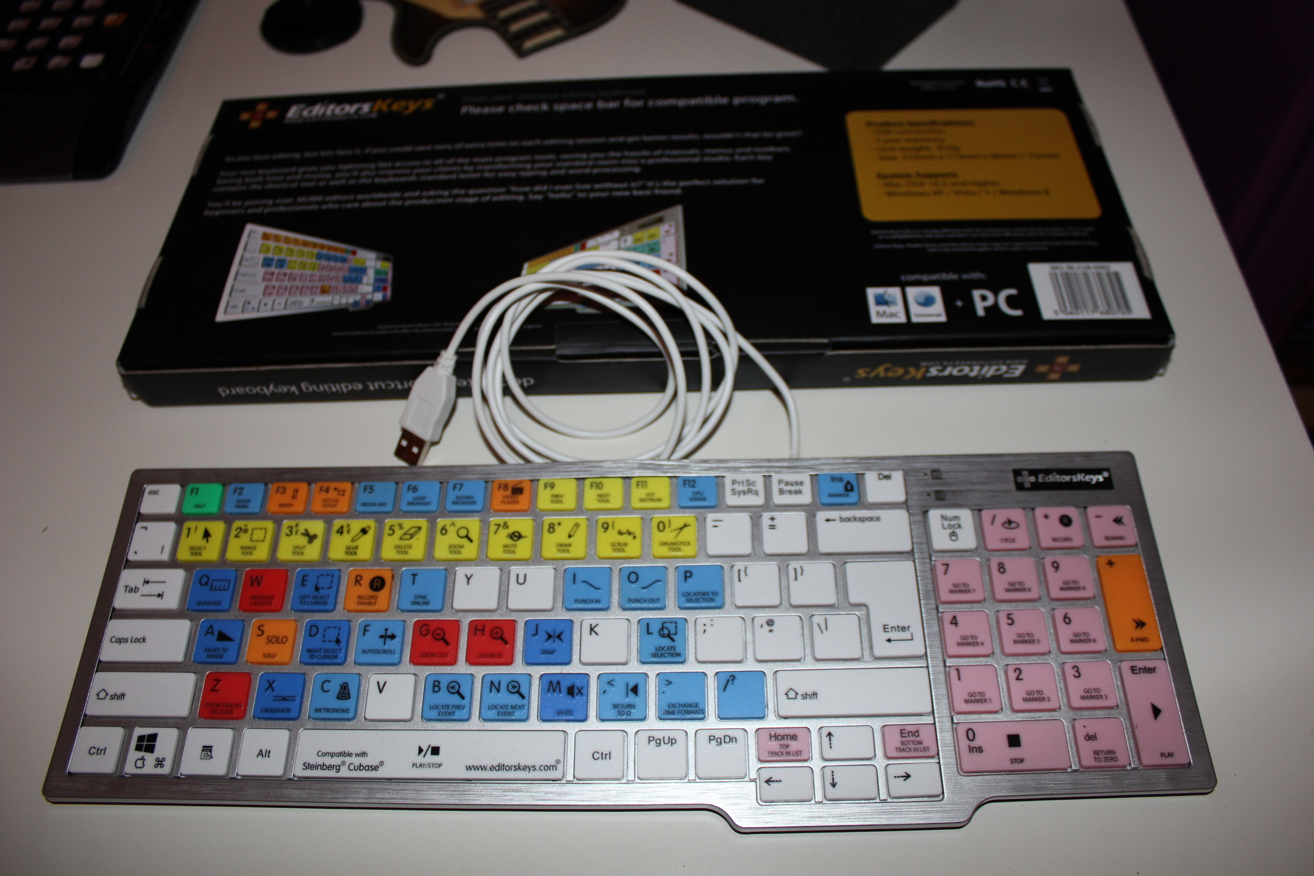 cubase keyboard