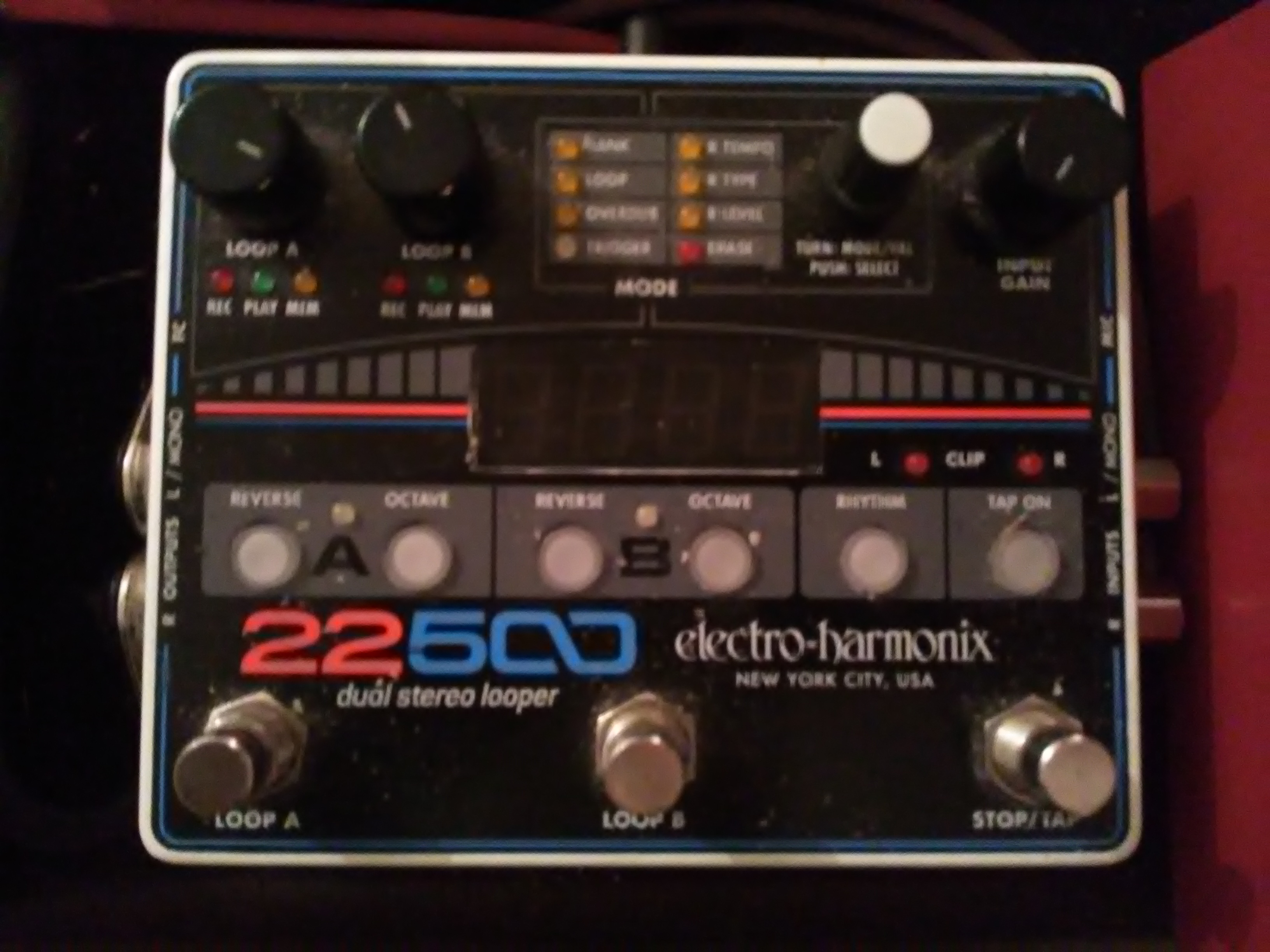 22500 Dual Stereo Looper ElectroHarmonix Audiofanzine