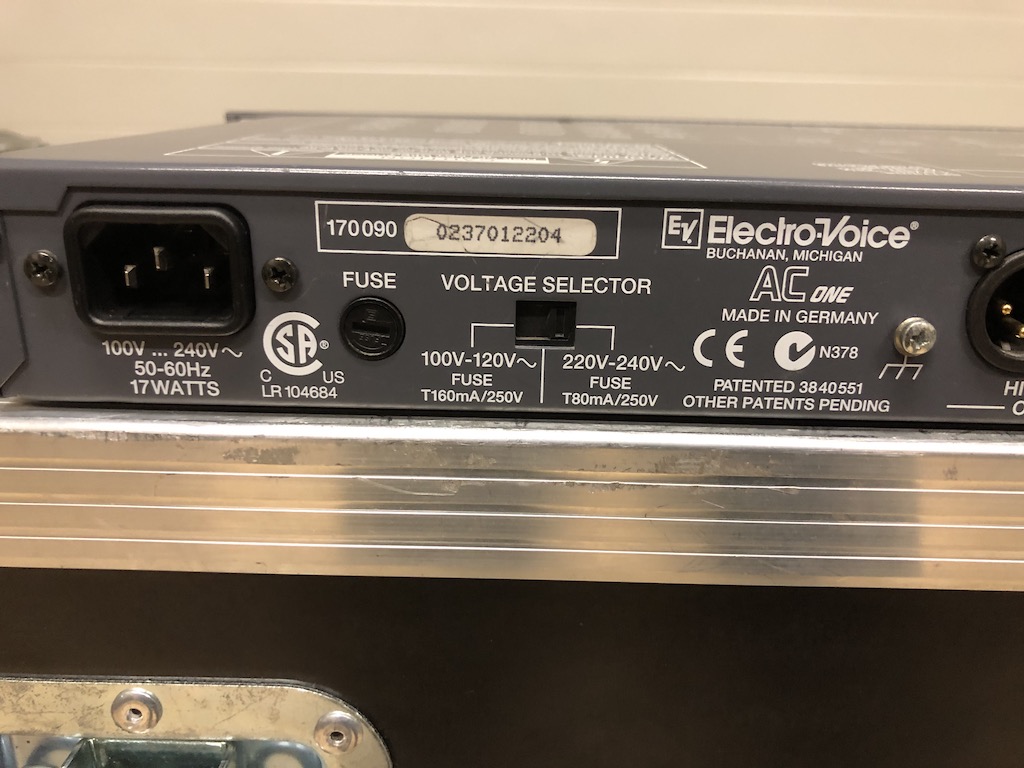 AC1 - Electro-Voice AC1 - Audiofanzine