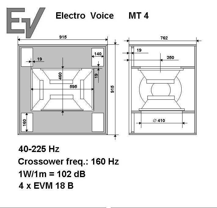 Mtl4 Electro Voice Mtl4 Audiofanzine