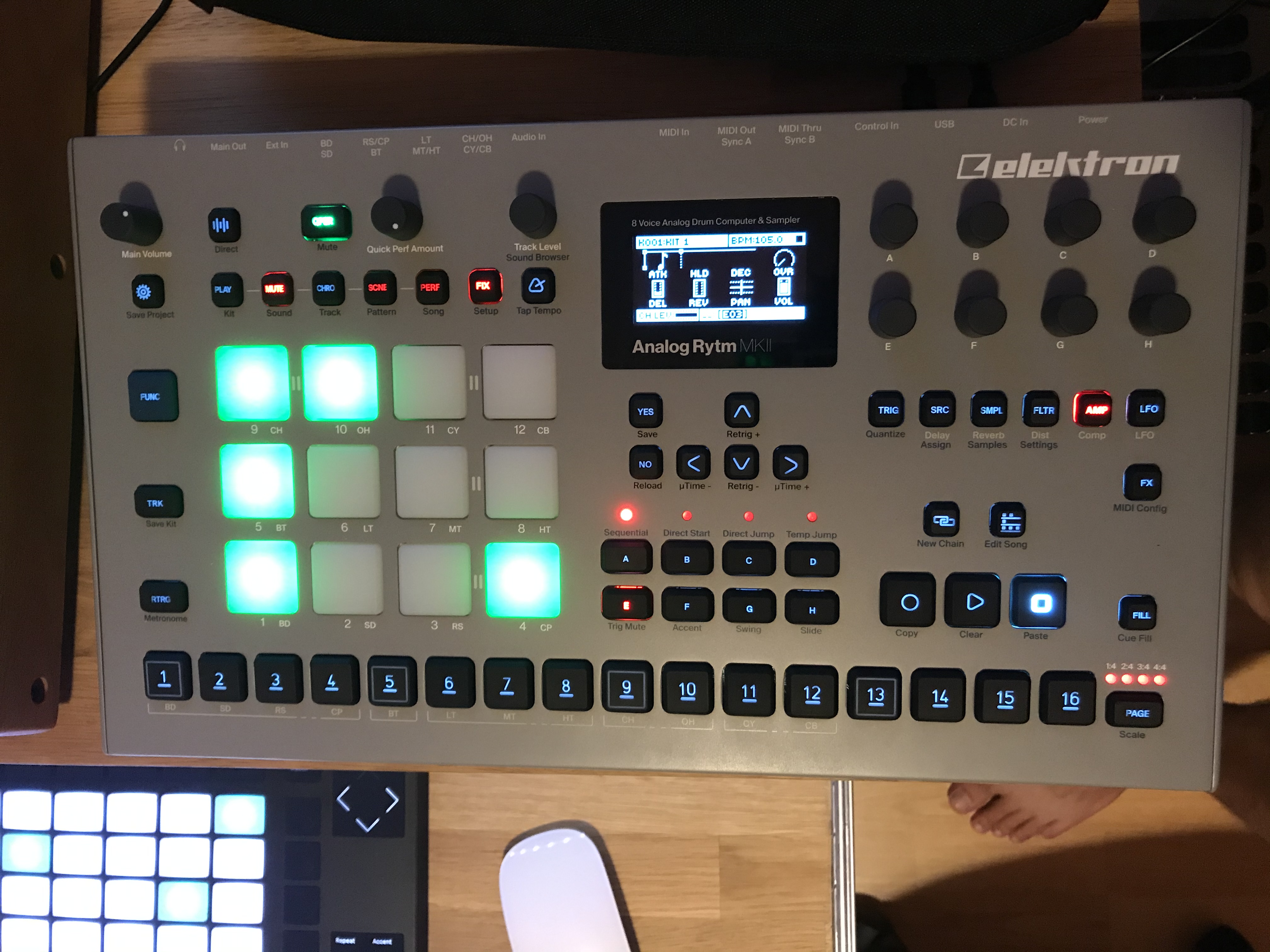 Analog Rytm MKII Elektron Analog Rytm MKII Audiofanzine