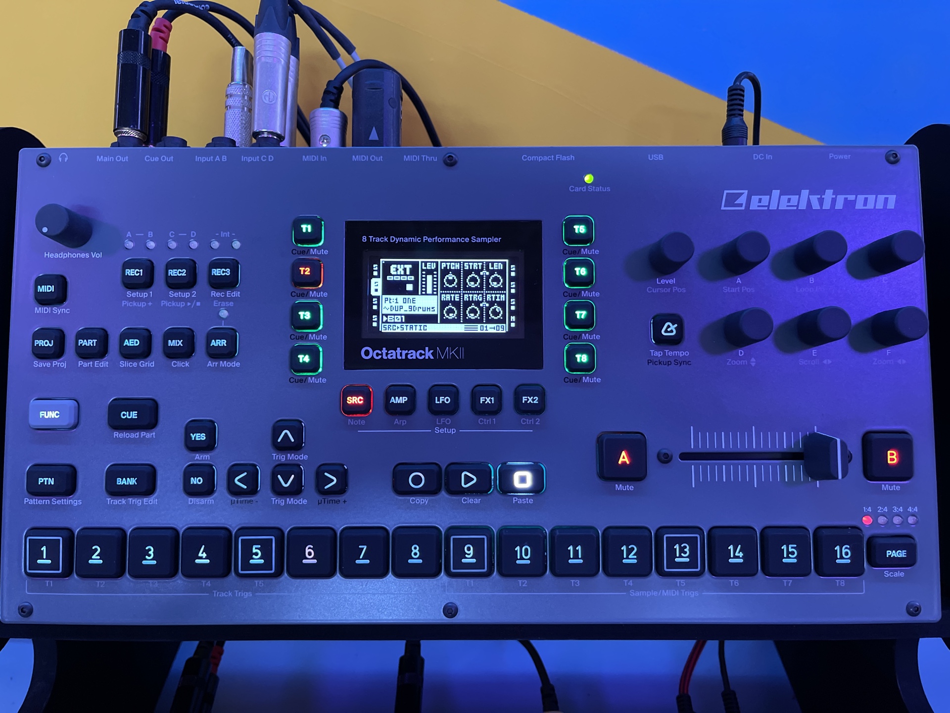 Elektron Octatrack MKII Eight Track Dynamic Performance Sampler