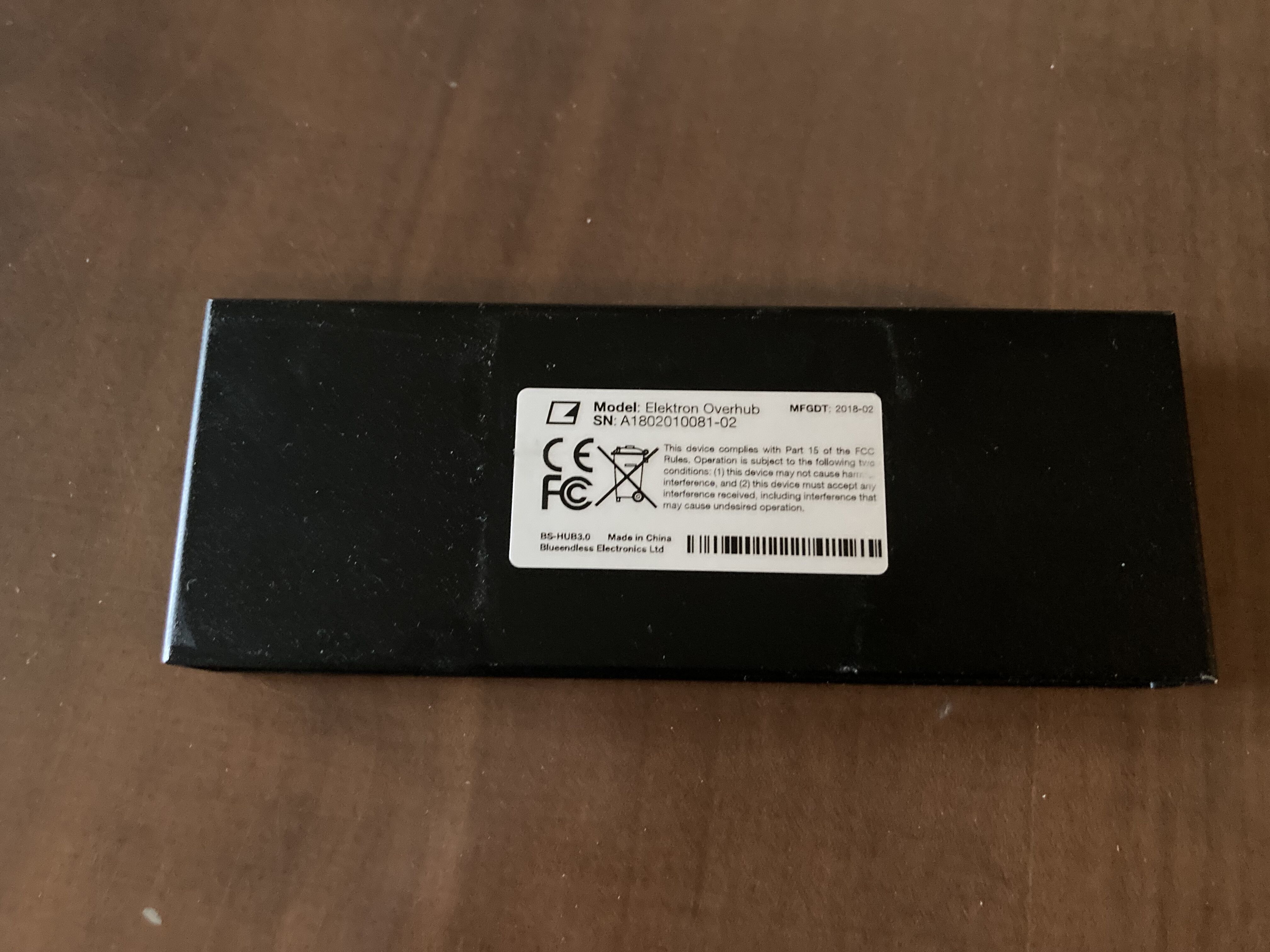 Overhub Elektron Overhub Audiofanzine