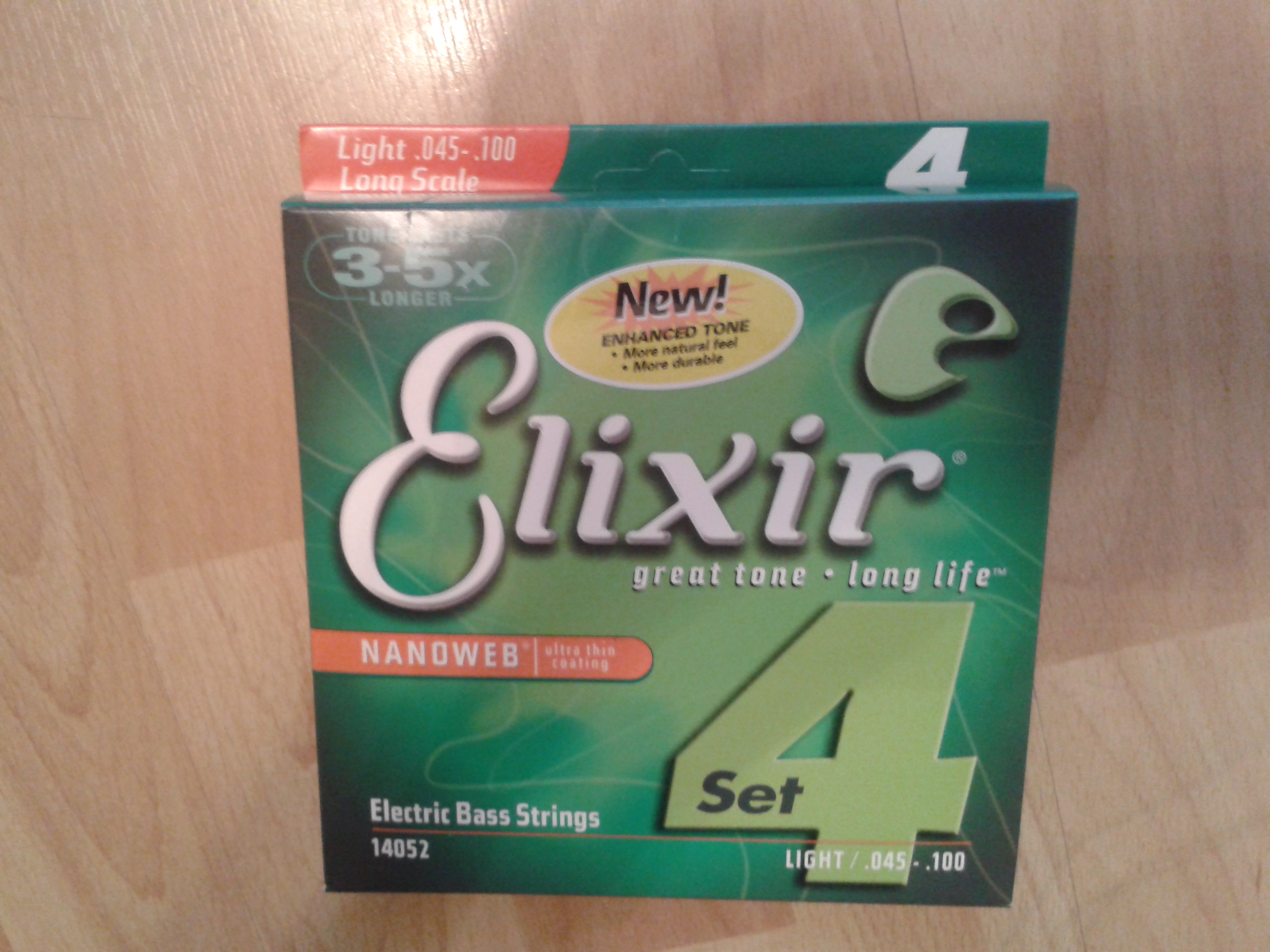 Photo Elixir Strings Nanoweb Bass 14052 45100 4String Light/Long