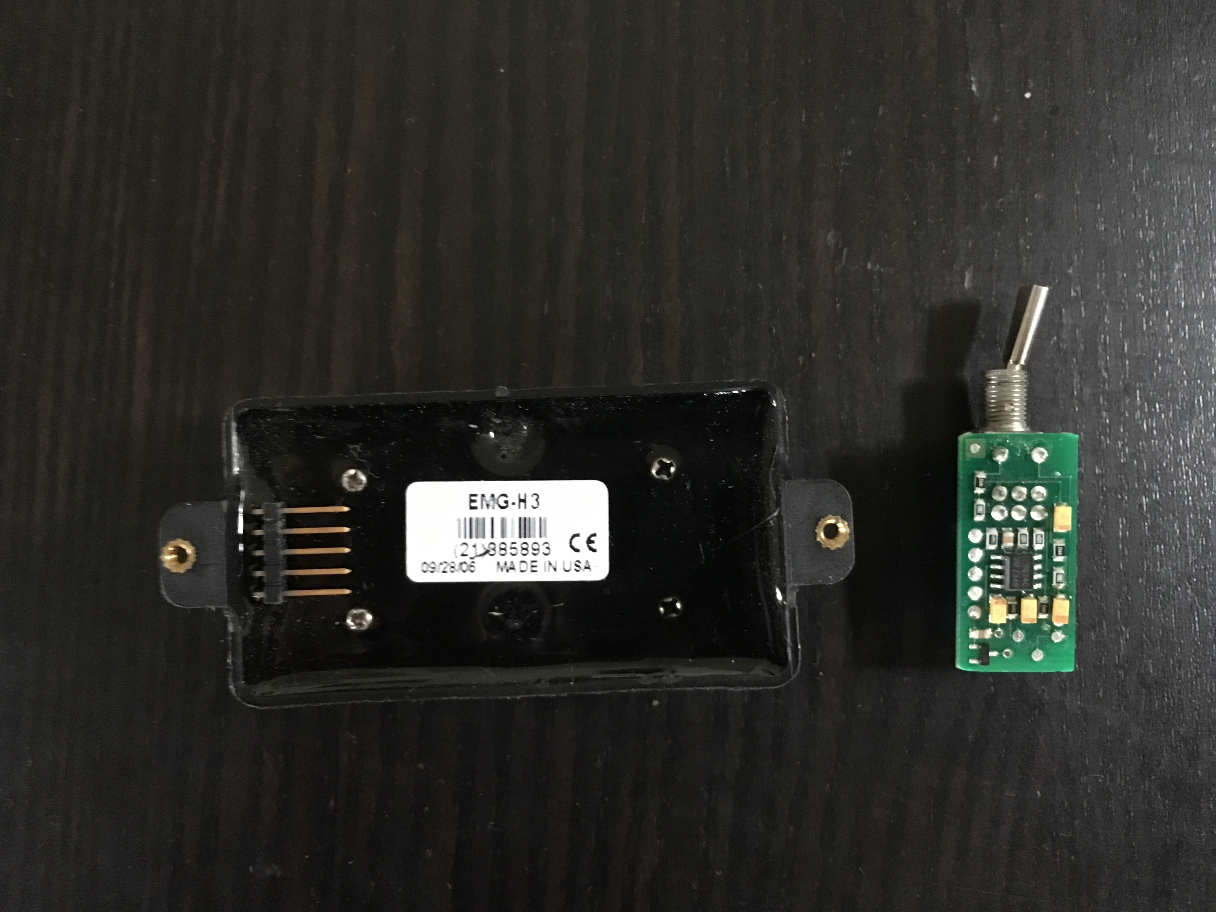 EMG PA2 preamp boost (IledeFrance) Audiofanzine