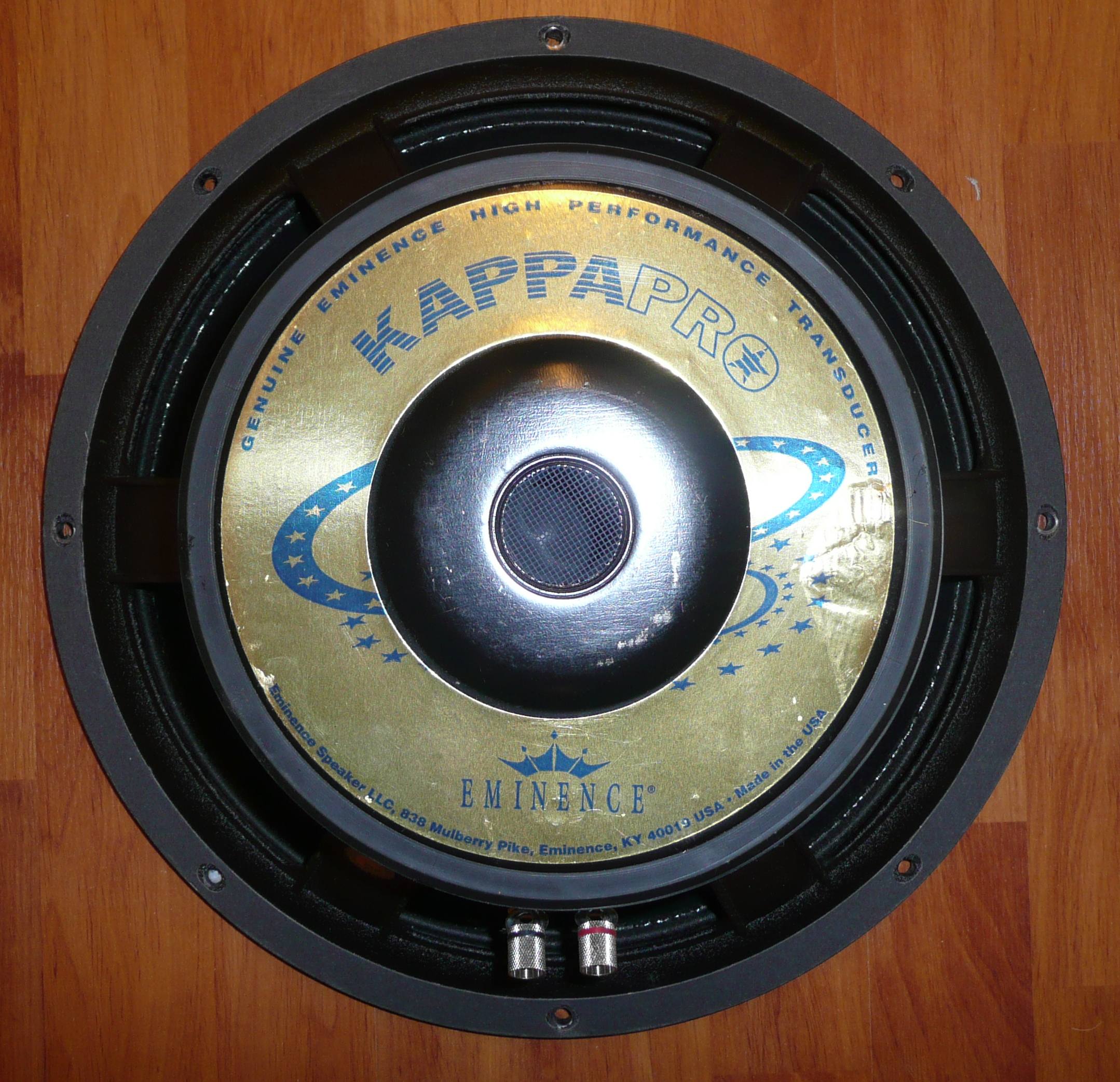 Verwisselbaar account Omleiding Kappa Pro-15LFA - Eminence Kappa Pro-15LFA - Audiofanzine