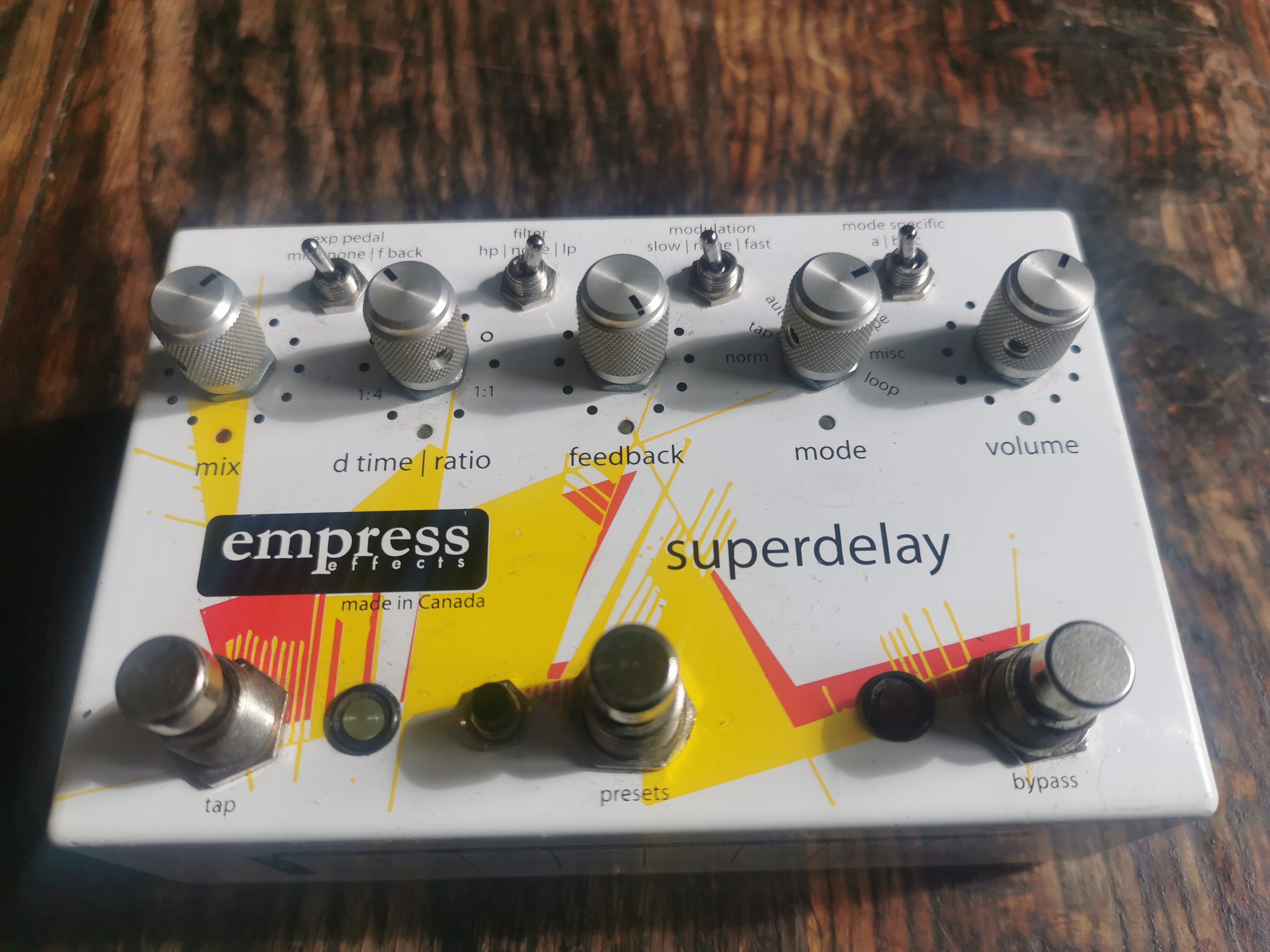 Super Delay Empress Effects Super Delay Audiofanzine
