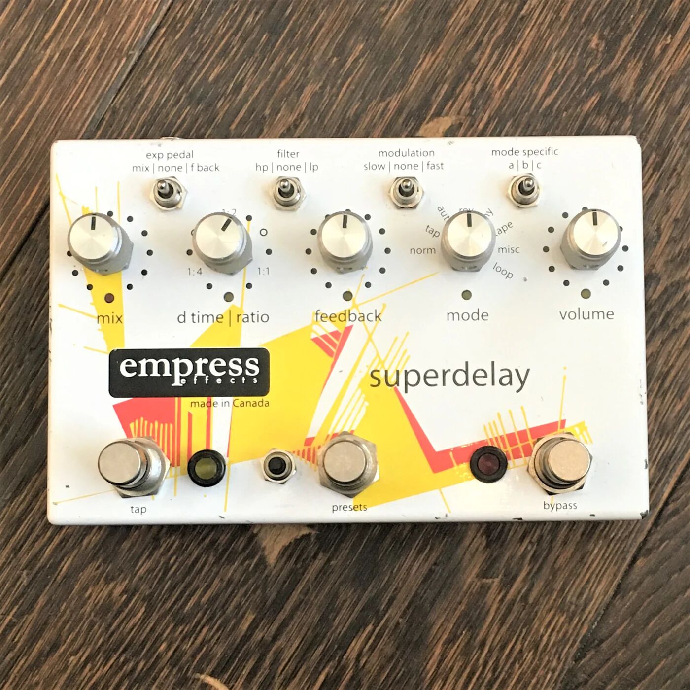 Super Delay Empress Effects Super Delay Audiofanzine