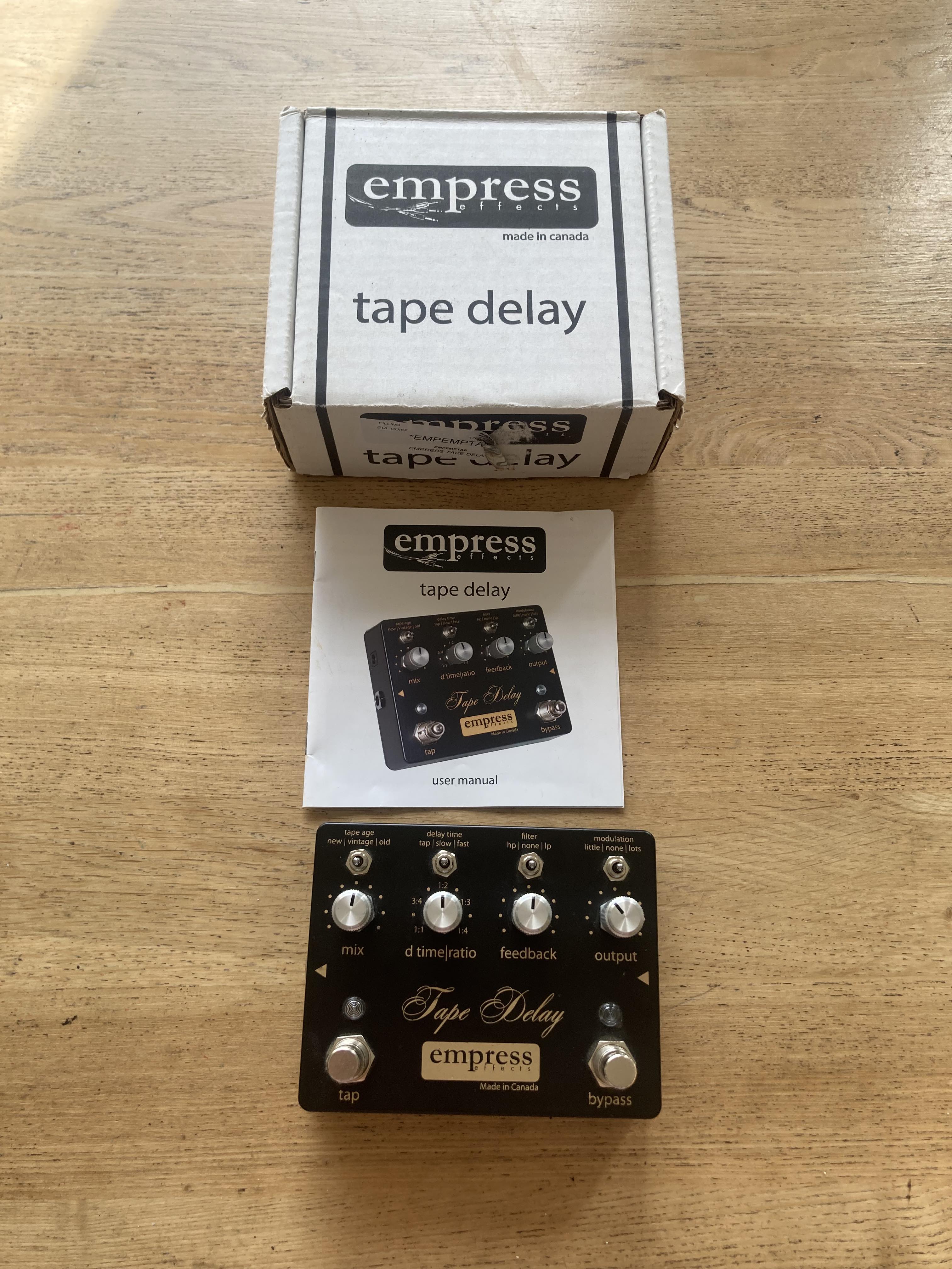 Tape Delay - Empress Effects Tape Delay - Audiofanzine