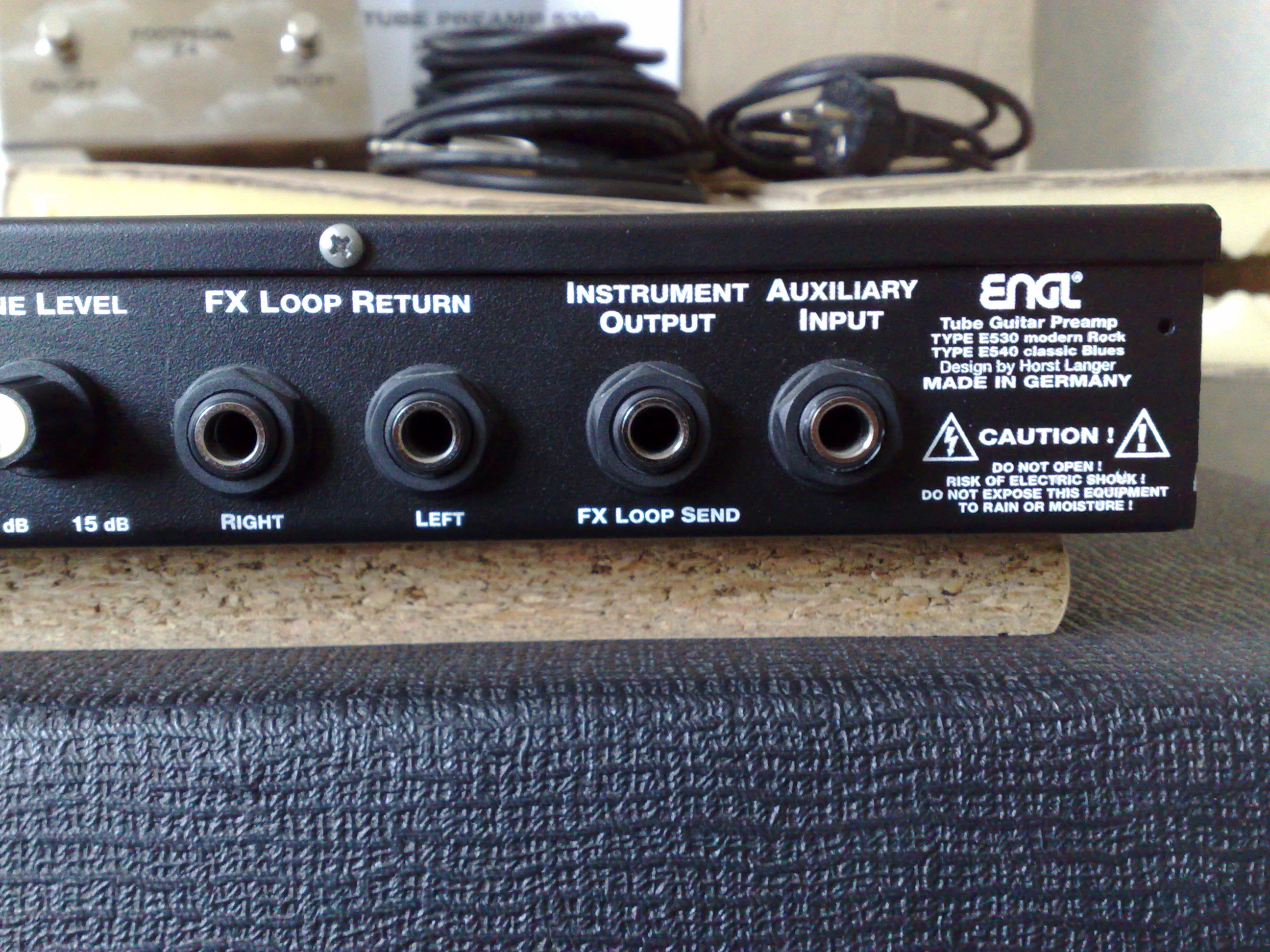 Photo ENGL E530 Tube Preamp Modern Rock ENGL E530 Tube Preamp Modern