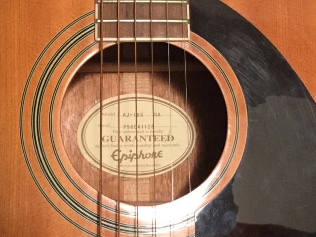 値頃 AJ Epiphone Epiphone Natural AJ-18S/NA 18S 1999年製