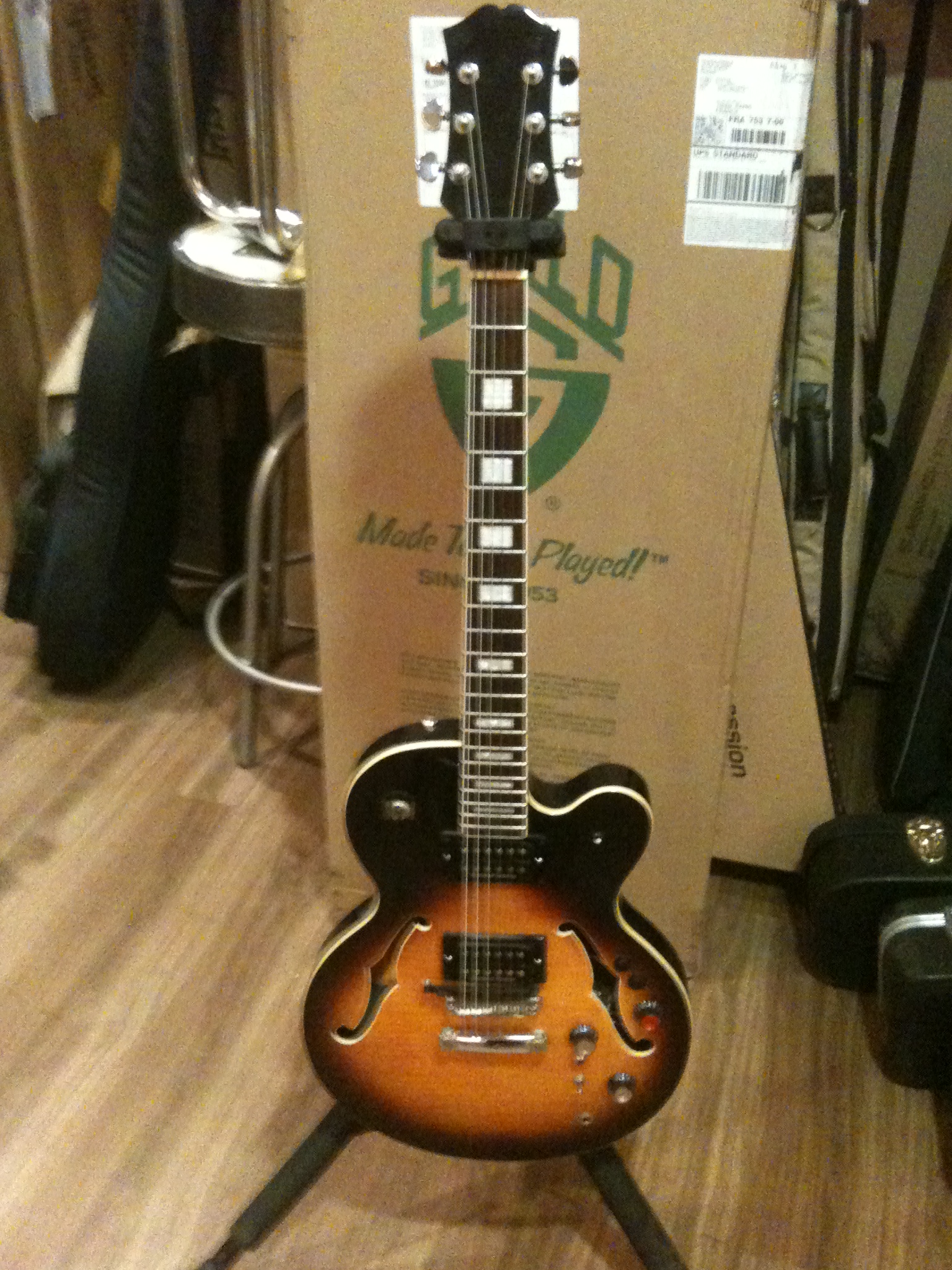 Photo Epiphone Alleykat Epiphone Alley Cat Brown Sunburst (382176