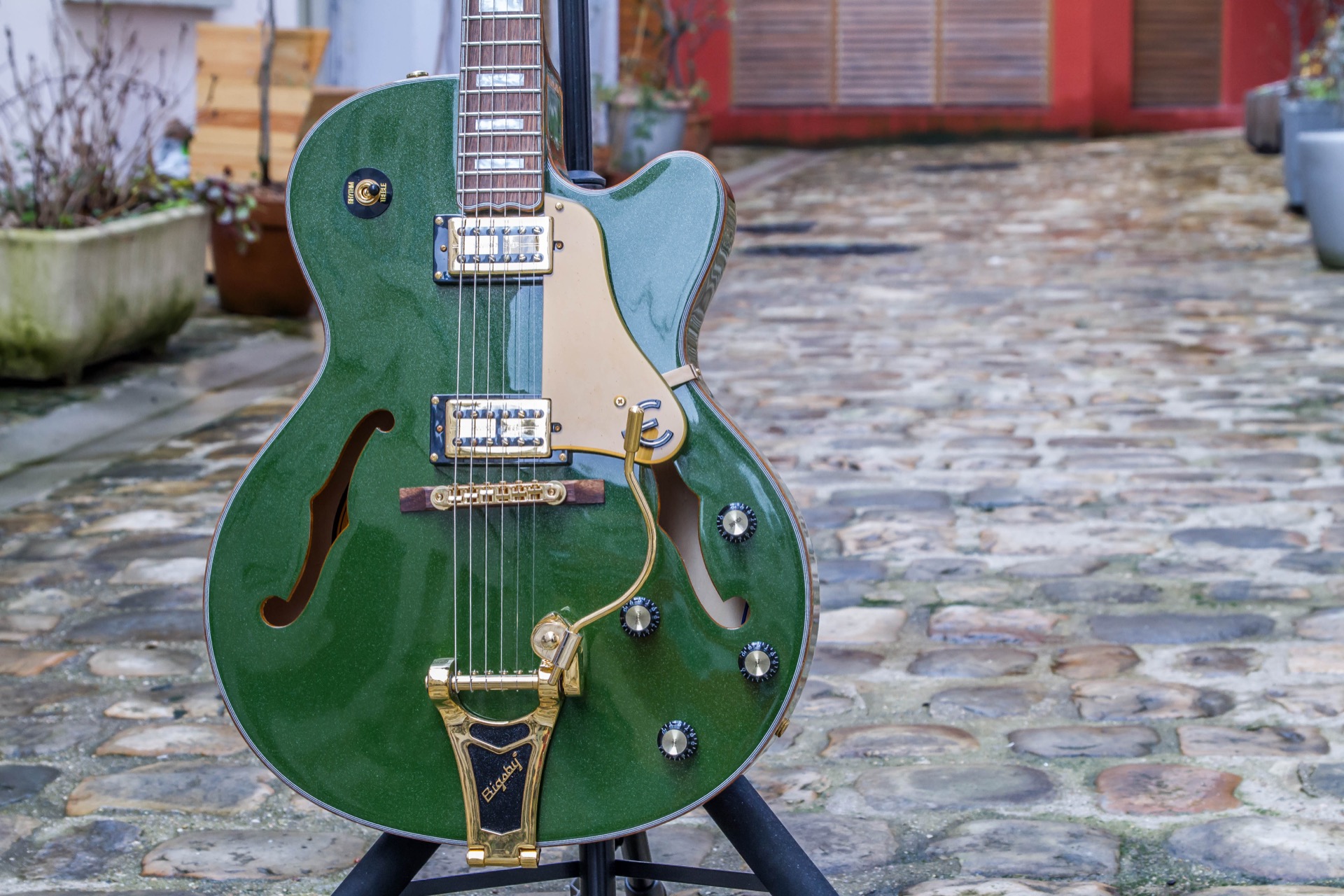 Pictures And Images Epiphone Emperor Swingster Forest Green Metallic Audiofanzine