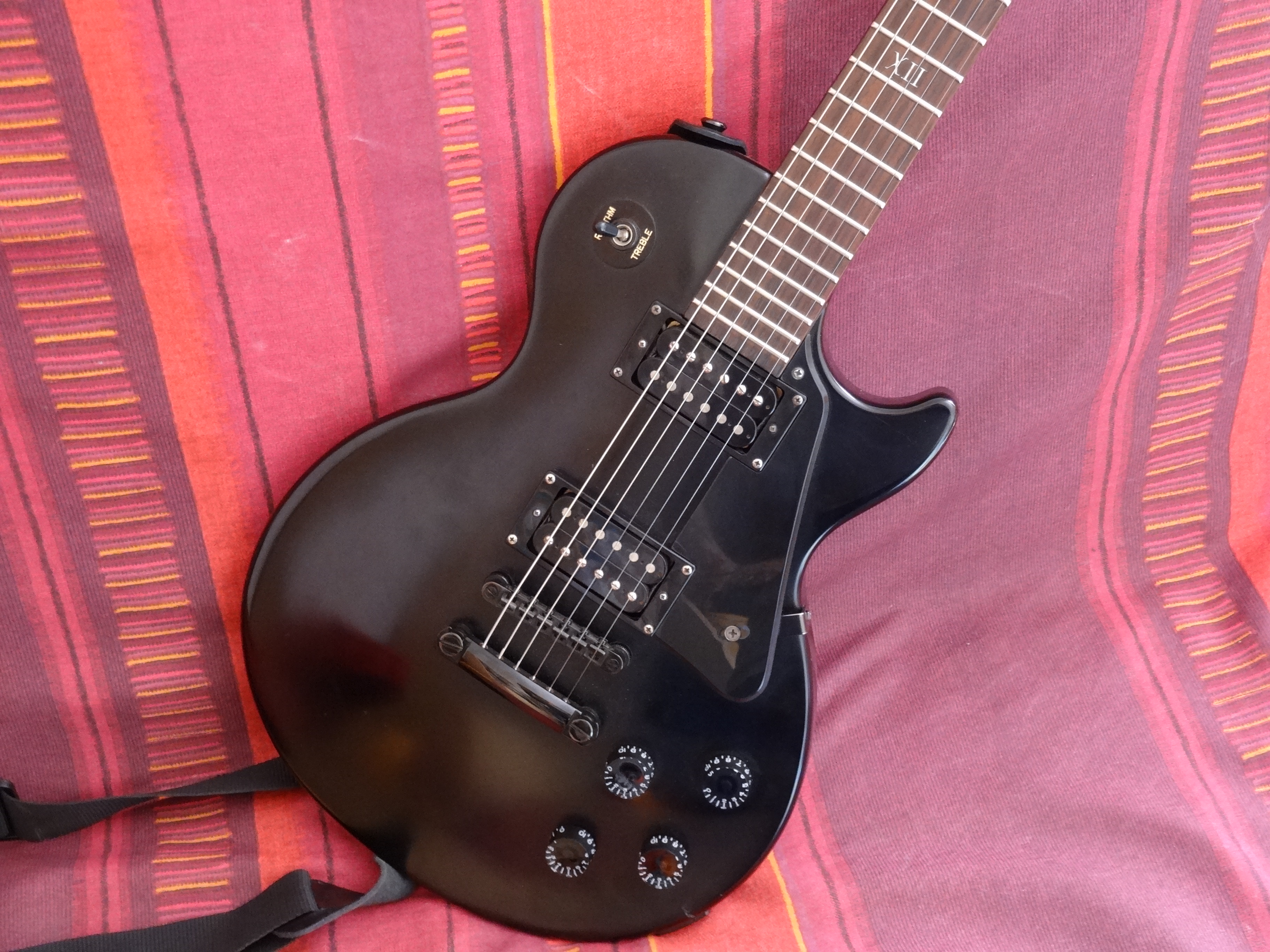 Epiphone Goth Les Paul Studio+marinoxnatal.com.br