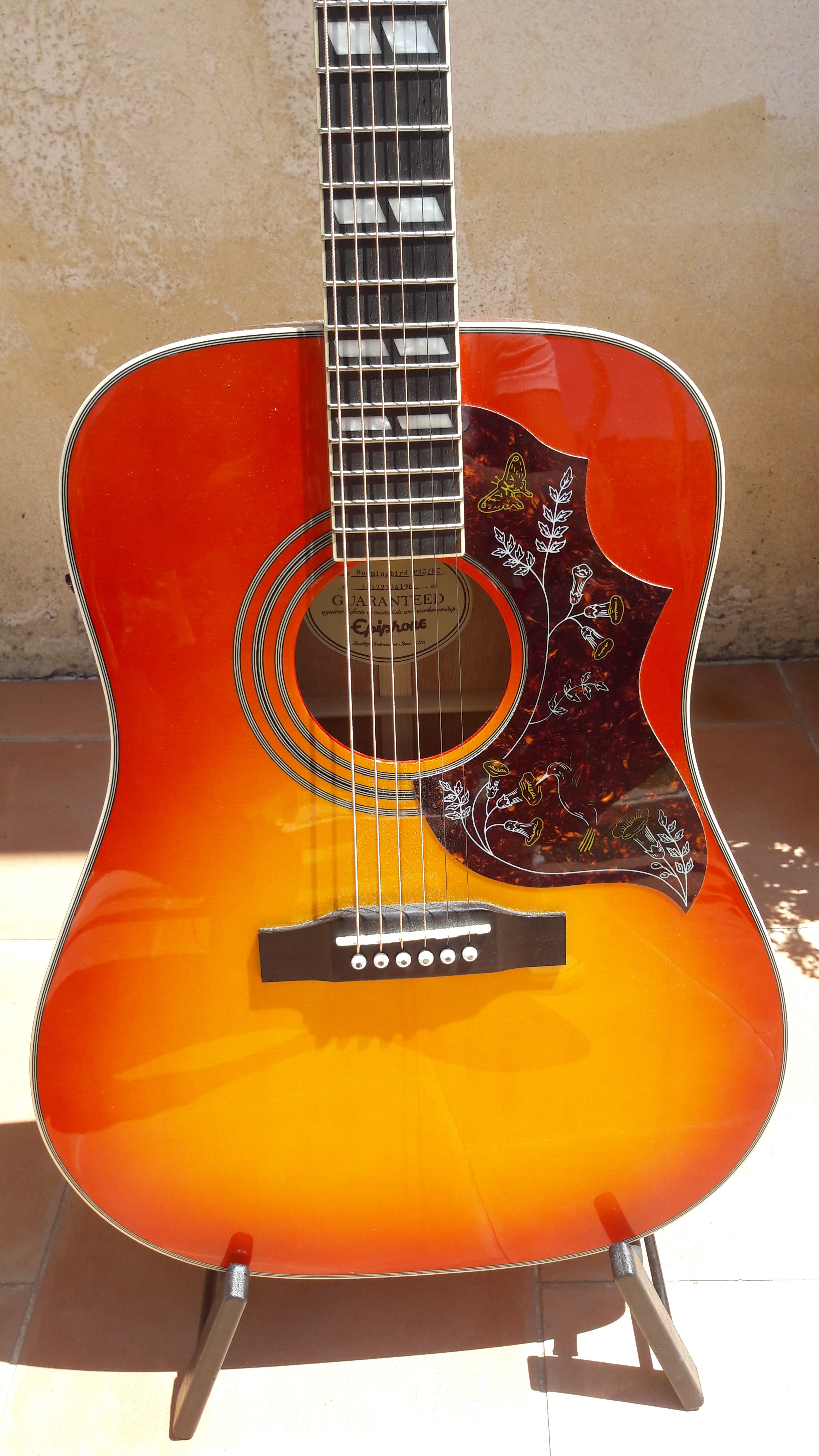 epiphone hummingbird