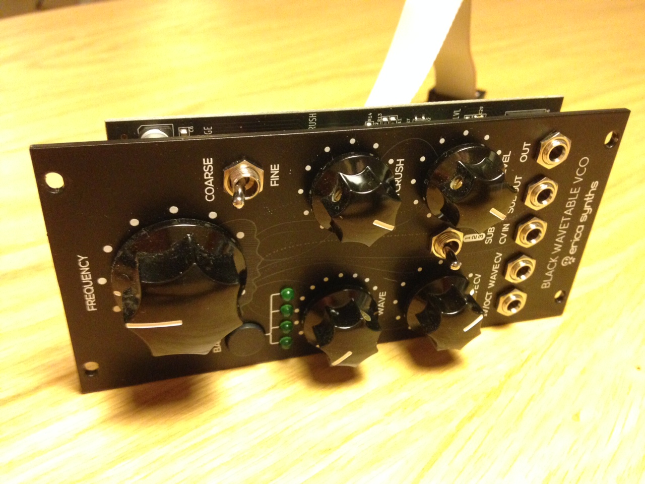 BLACK WAVETABLE VCO Erica Synths Black Wavetable VCO Audiofanzine