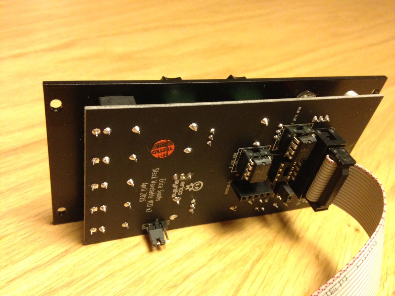 BLACK WAVETABLE VCO Erica Synths Black Wavetable VCO Audiofanzine
