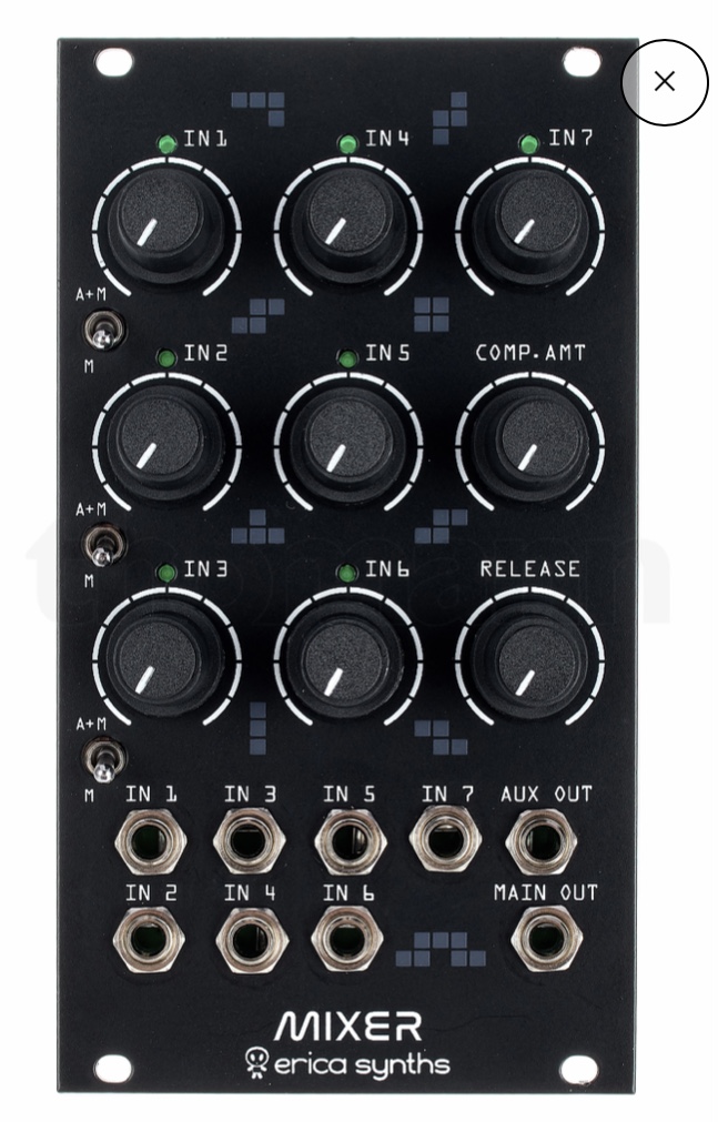 Drum Mixer Erica Synths Drum Mixer Audiofanzine