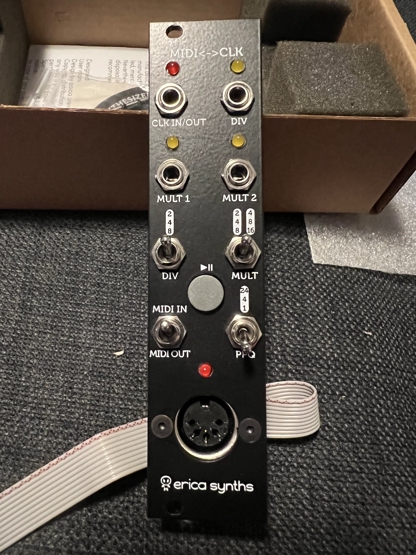 Vends module Erica Synths Midi to Clock (RhôneAlpes) Audiofanzine