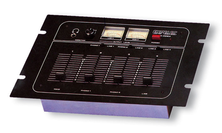 Table De Mixage DJ Expelec MIX-002A – 2 Canaux, Analogique, Rackable