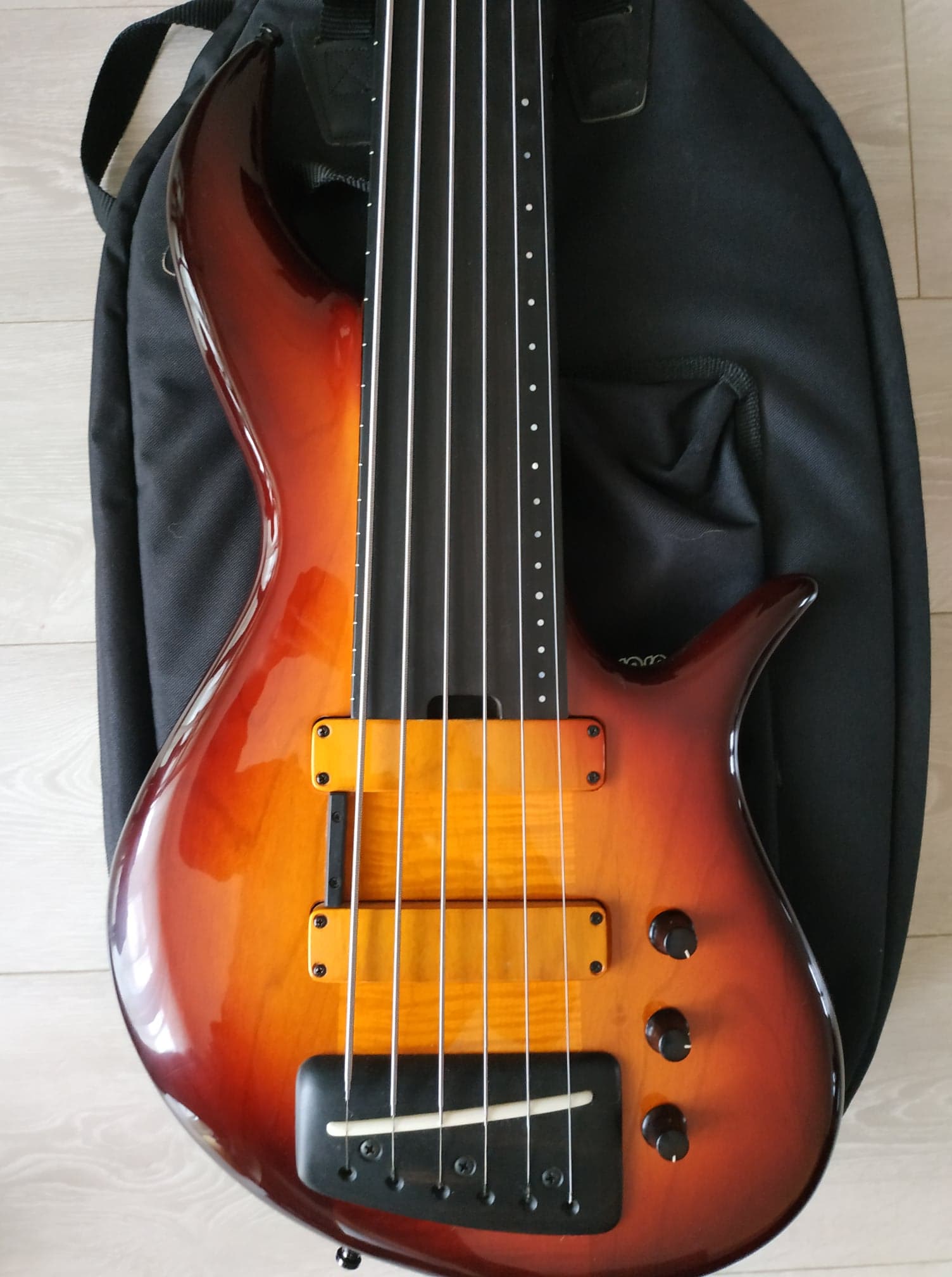 Vends F Bass BNF6 signée par Alain Caron ! Etat quasineuf (Languedoc