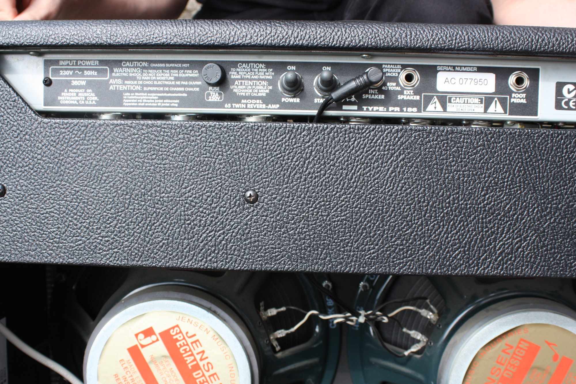 Fender Twin Reverb 65 Reissue Serial Numbers