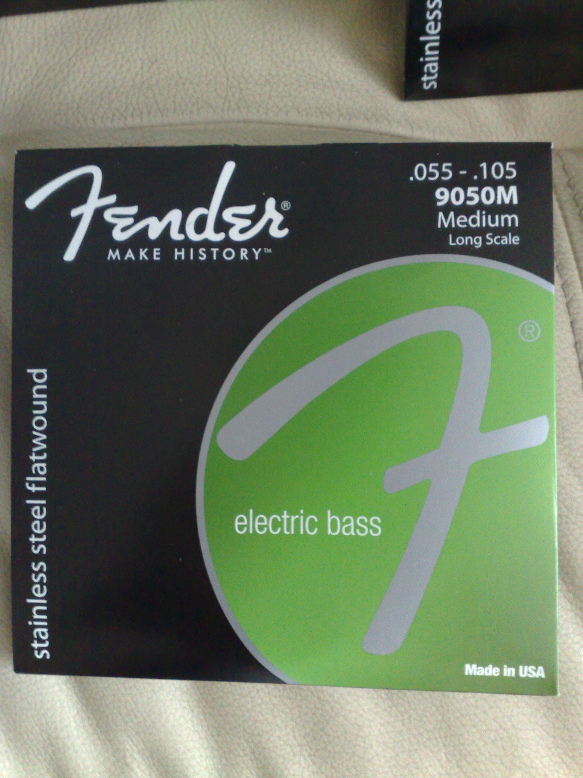 9050 Stainless Flatwound Bass Strings Fender - Audiofanzine