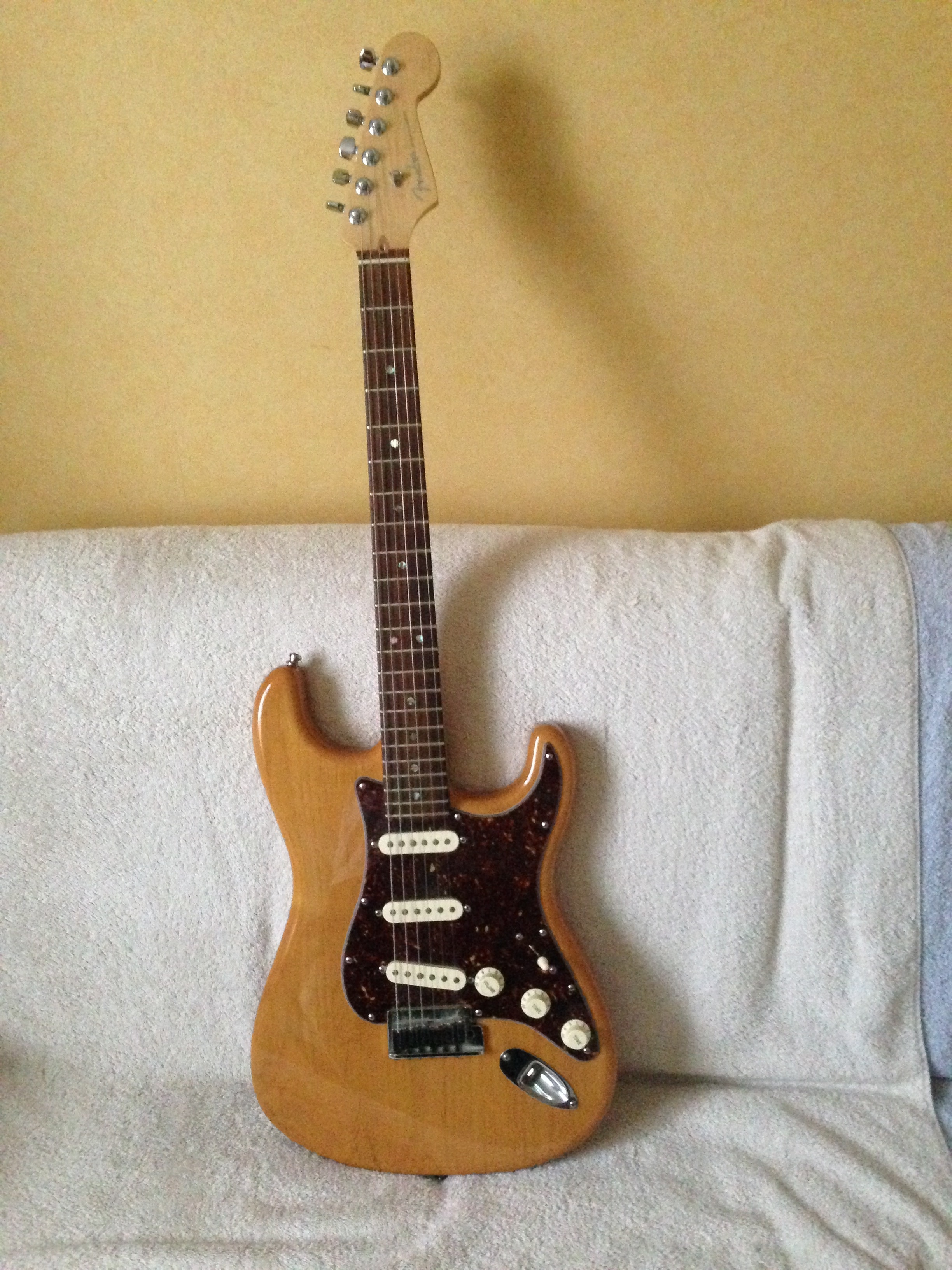 Photo Fender American Deluxe Stratocaster FMT HSS Fender American