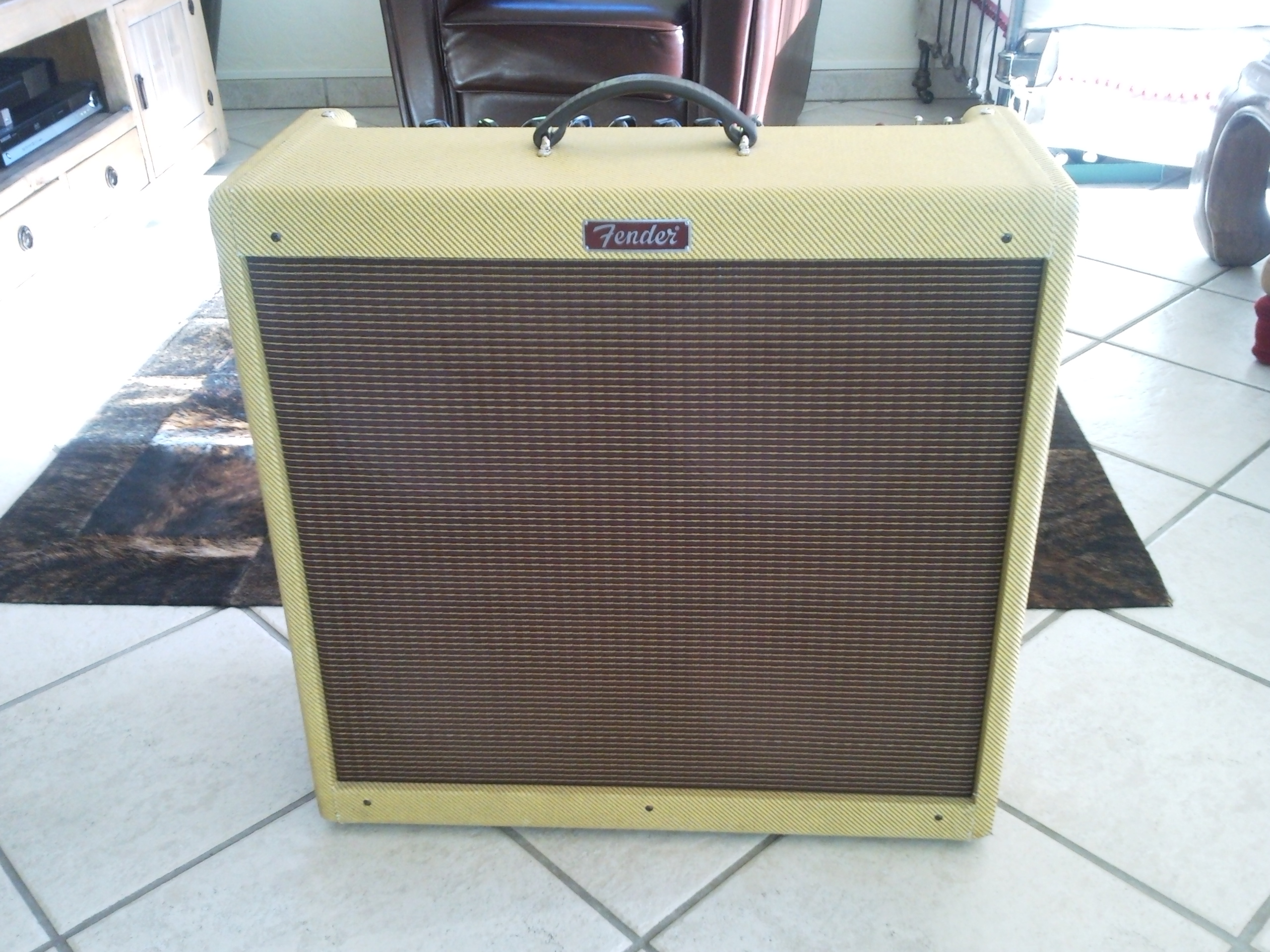 Photo Fender Blues DeVille 410 Reissue Fender [Hot Rod Series] Blues