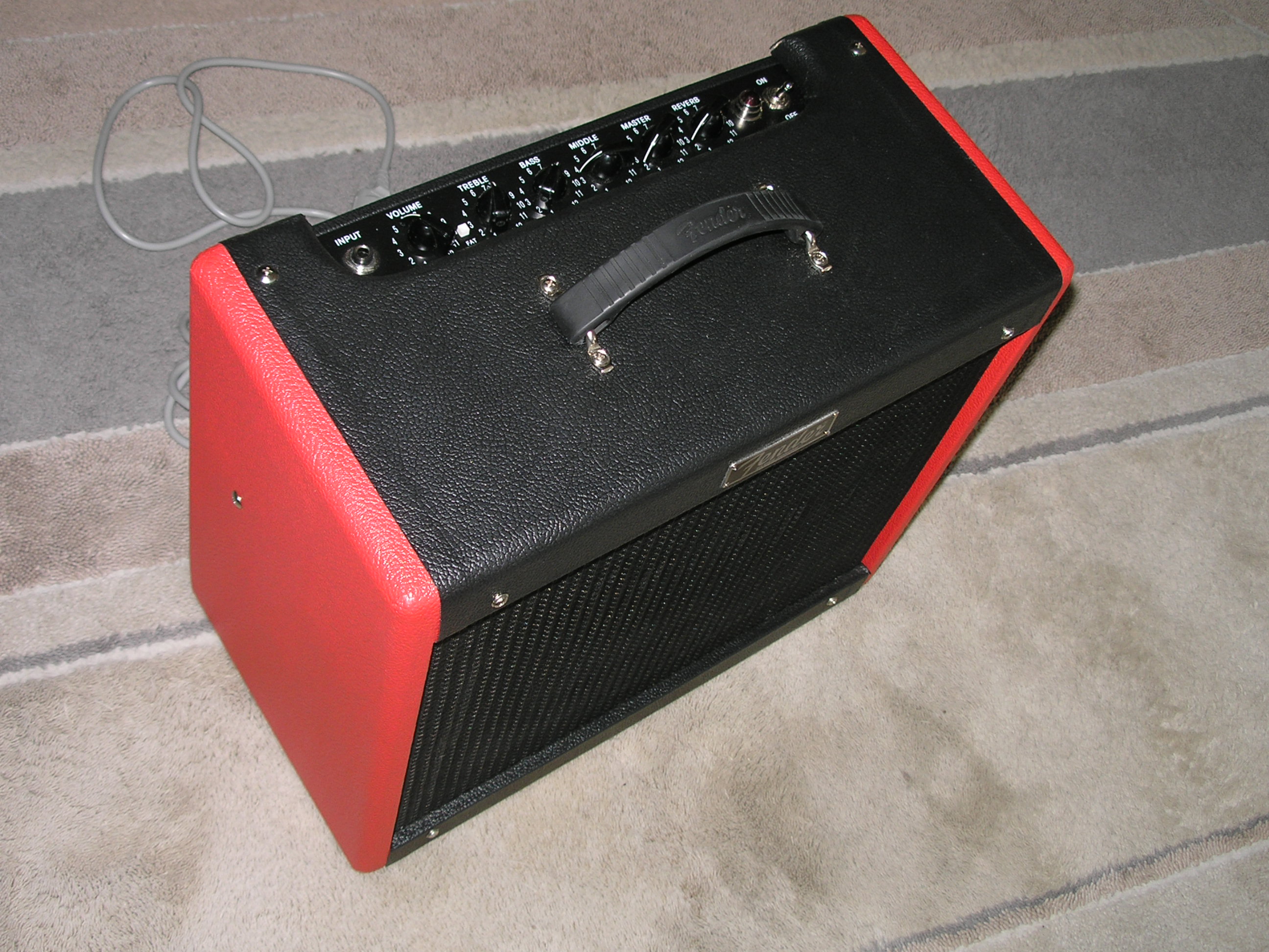 Photo Fender Blues Junior III "Red Nova" Fender Blues Junior III