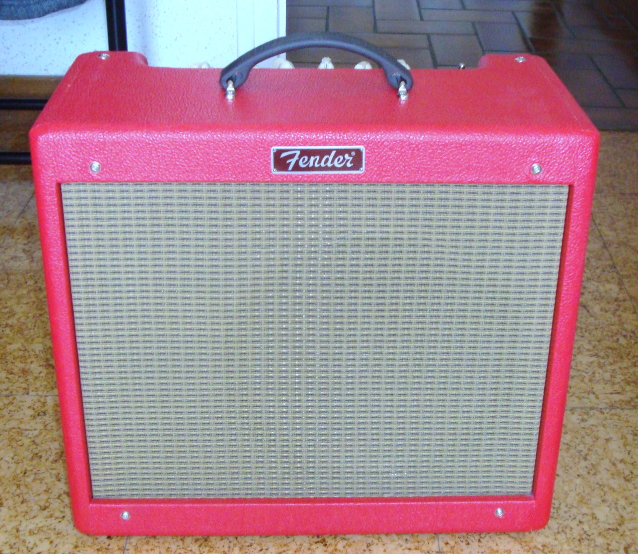 Photo Fender Blues Junior "Texas Red" Fender [Factory Special Run