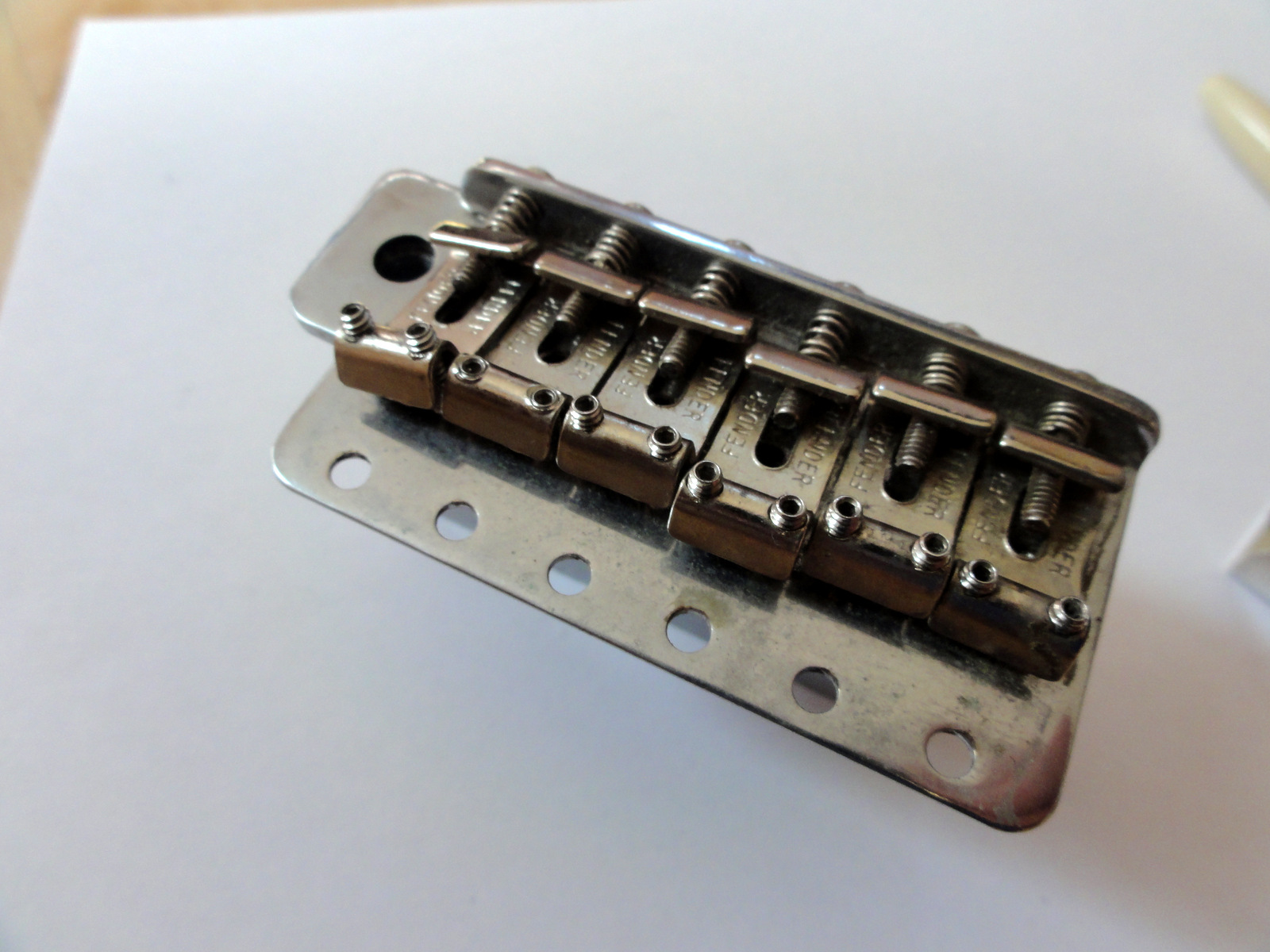 Photo Fender Bridge / Chevalet Stratocaster Fender Stratocaster