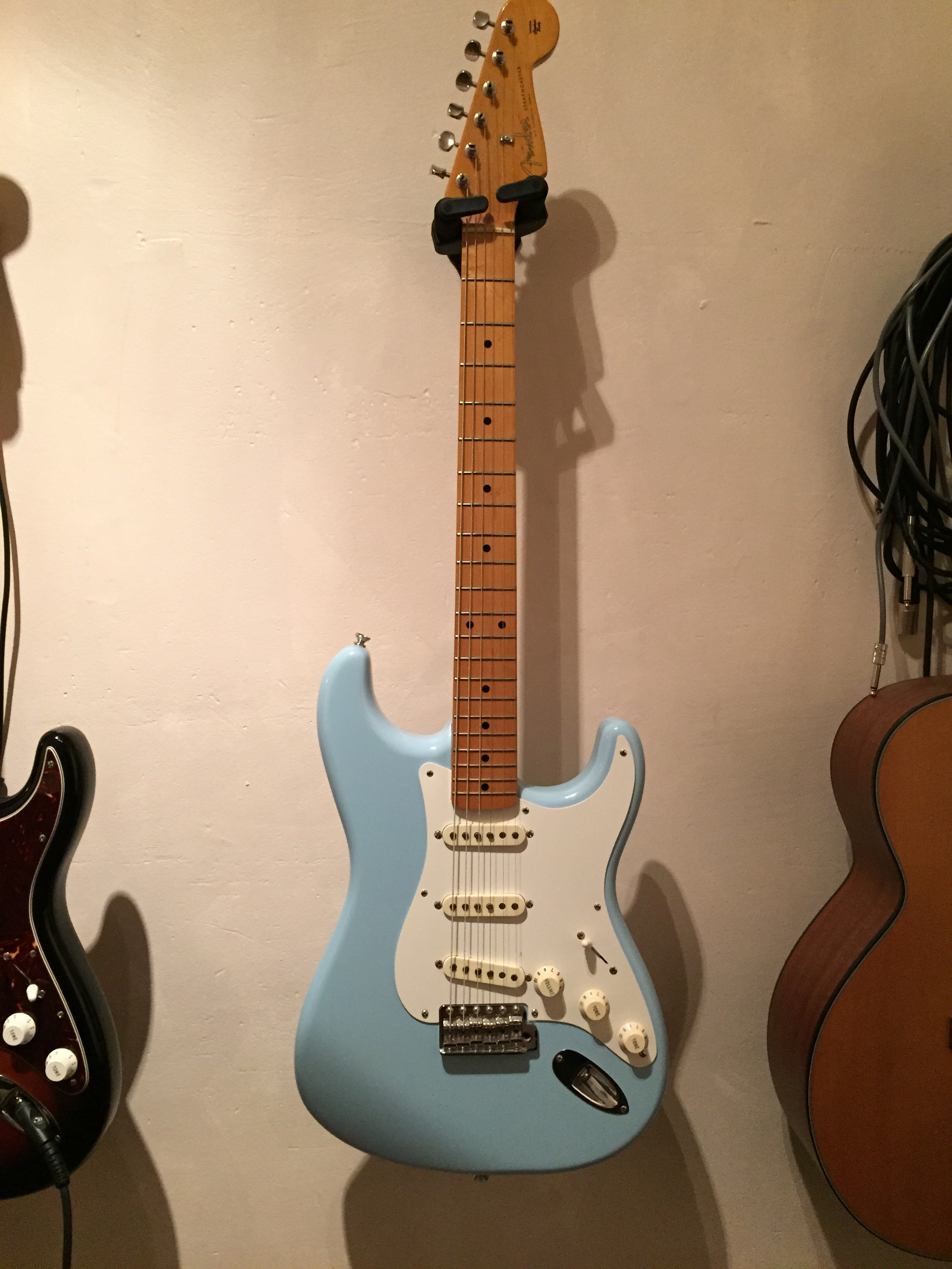 Photo Fender Classic 50s Stratocaster Fender Classic 50s Stratocaster Daphne Blue 7844