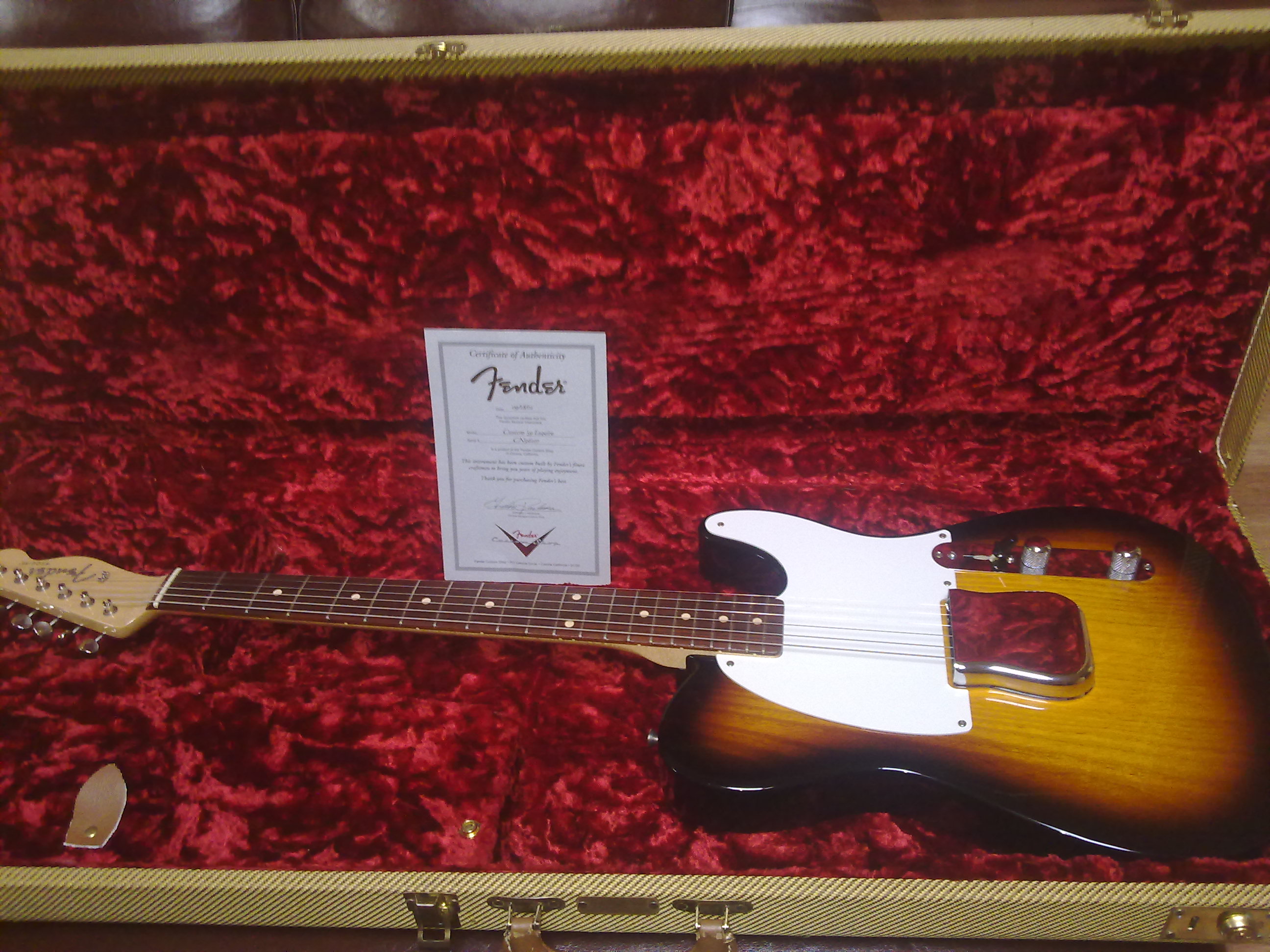 Photo Fender Custom Shop 2013 '59 Relic Esquire Fender Telecaster