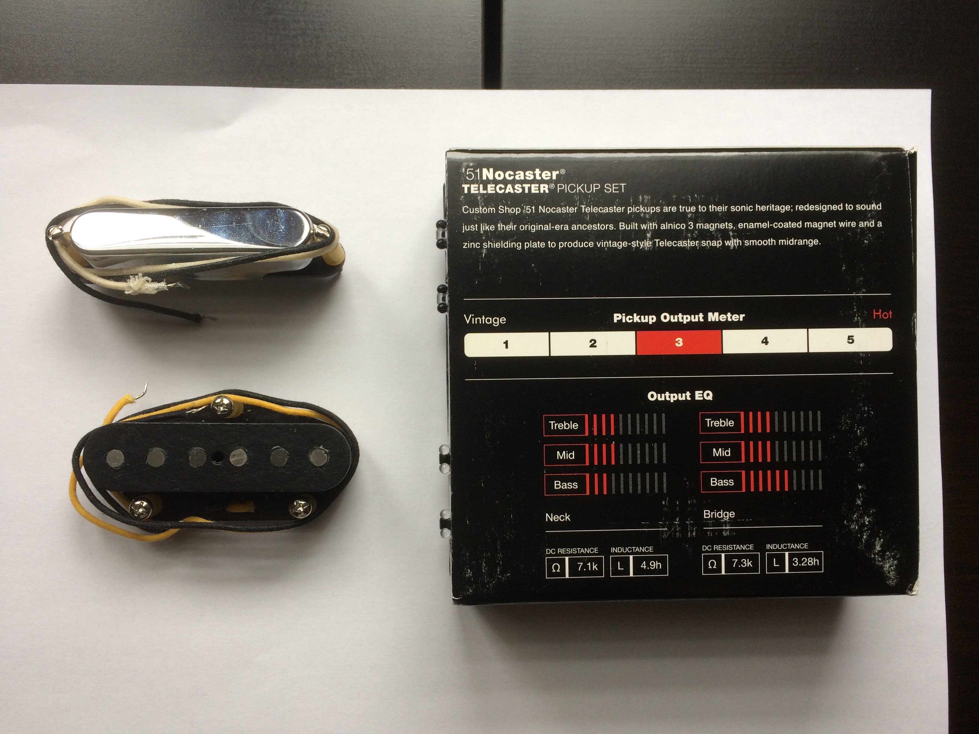 Custom Shop '51 Nocaster Pickups Fender Audiofanzine