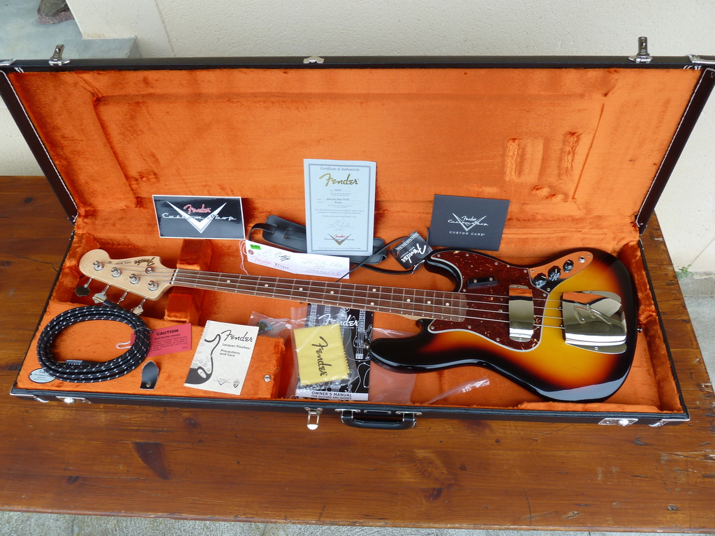 Photo Fender Custom Shop '64 NOS Jazz Bass : Fender Custom Shop Jazz