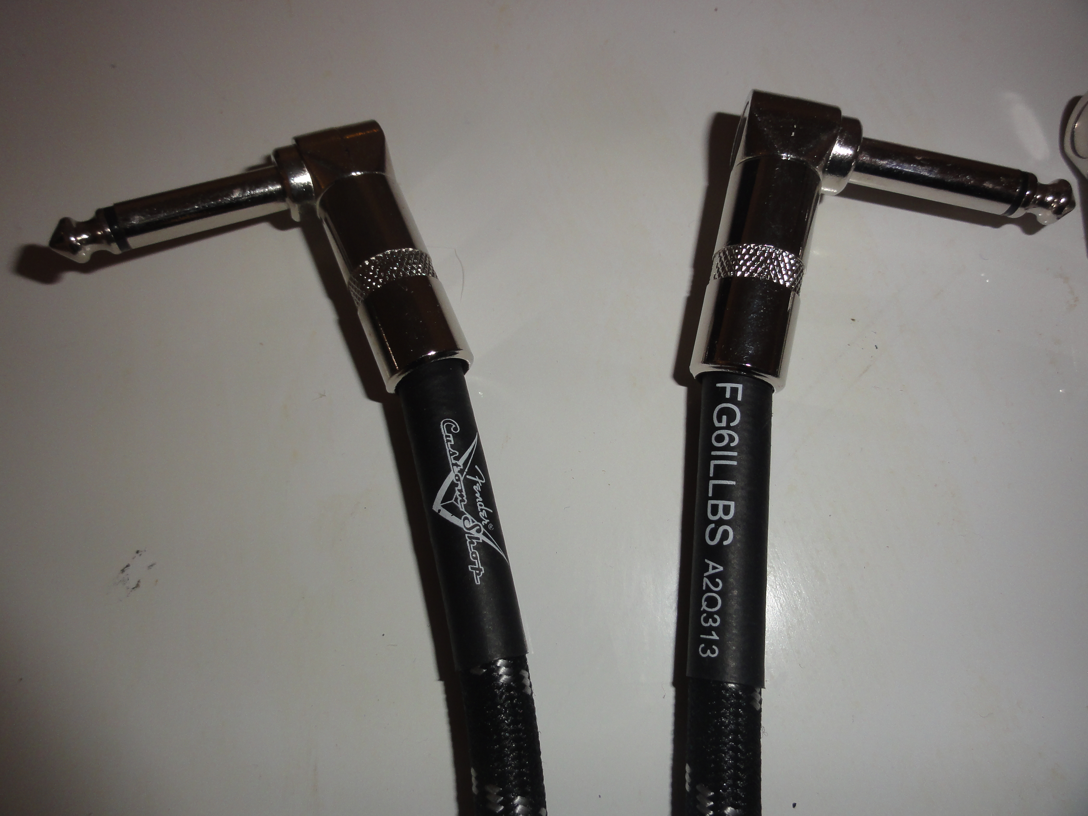 Photo Fender Custom Shop Performance Series Patch Cable Black Tweed Fender Custom Shop