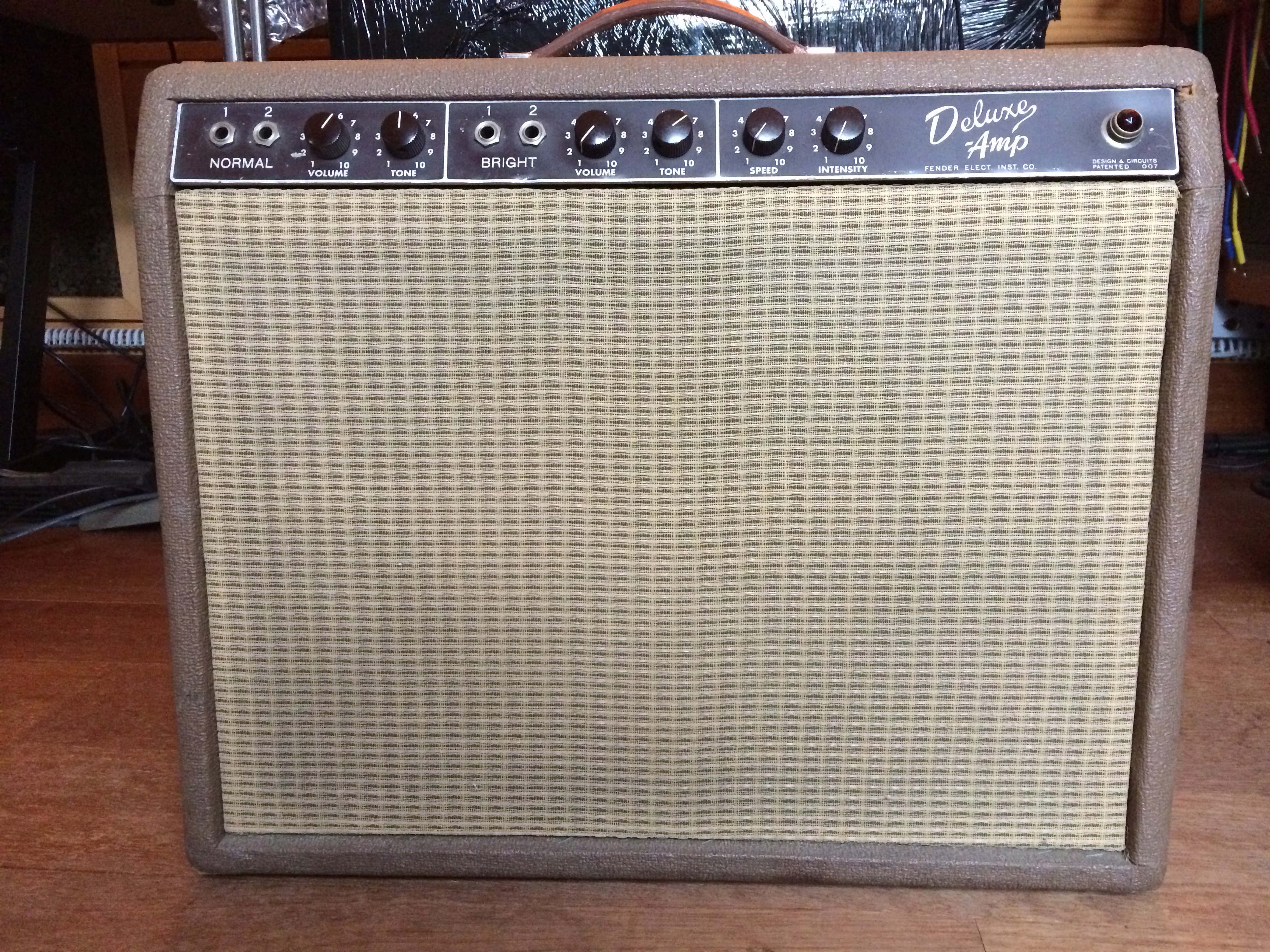 Fender Deluxe "Brownface" [19611963] image (989343) Audiofanzine