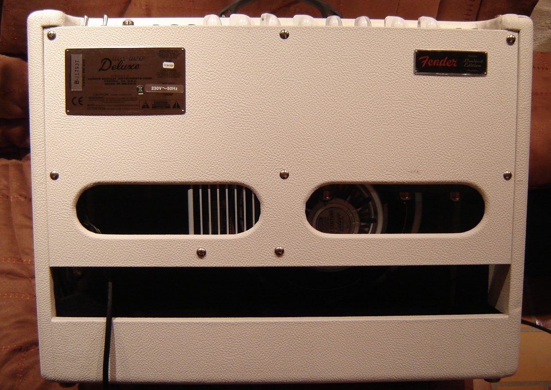 Photo Fender Hot Rod Deluxe White Lightning Limited Edition Hot Rod