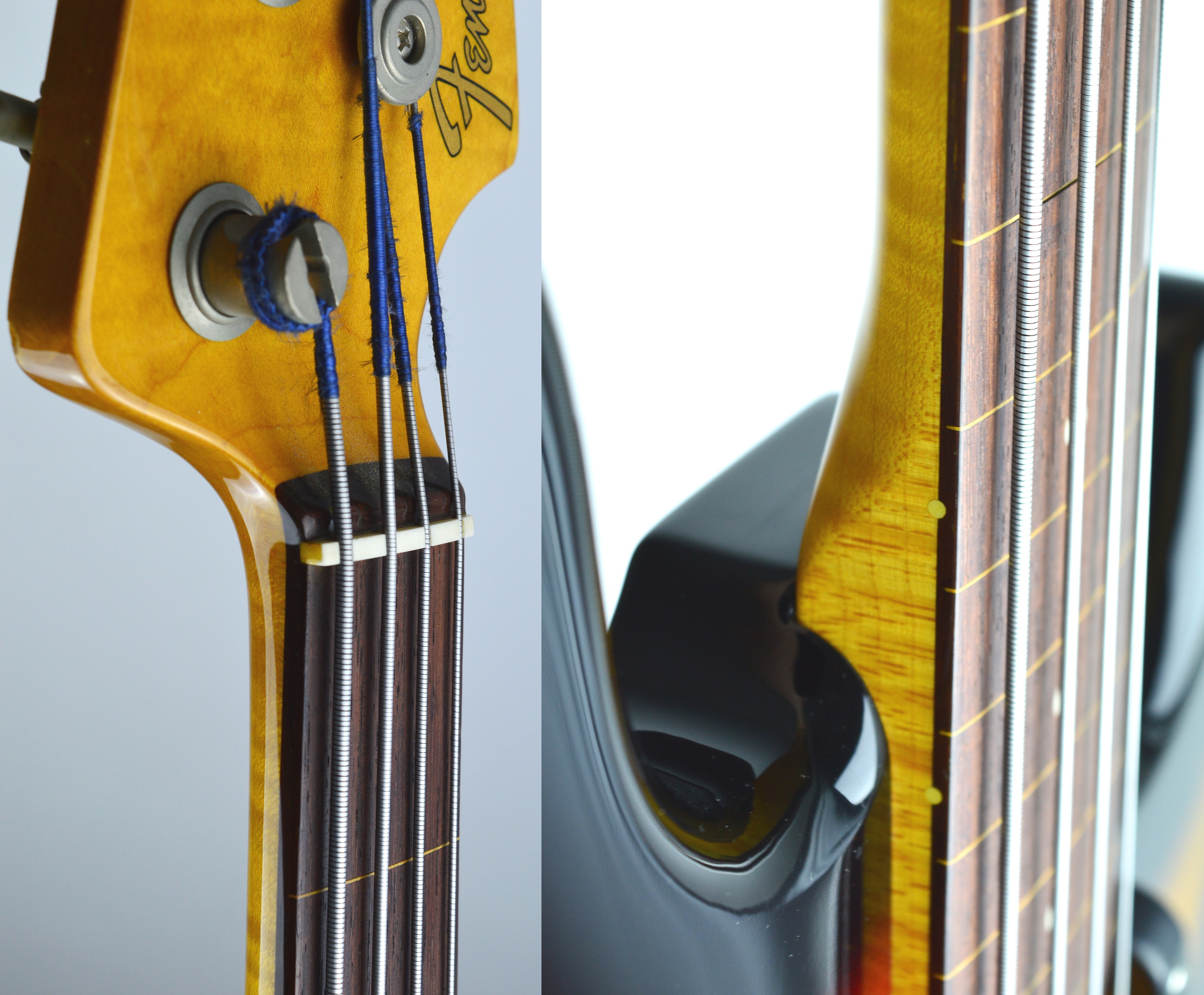 Photo Fender Jaco Pastorius Fretless Jazz Bass Fender Jaco Pastorius