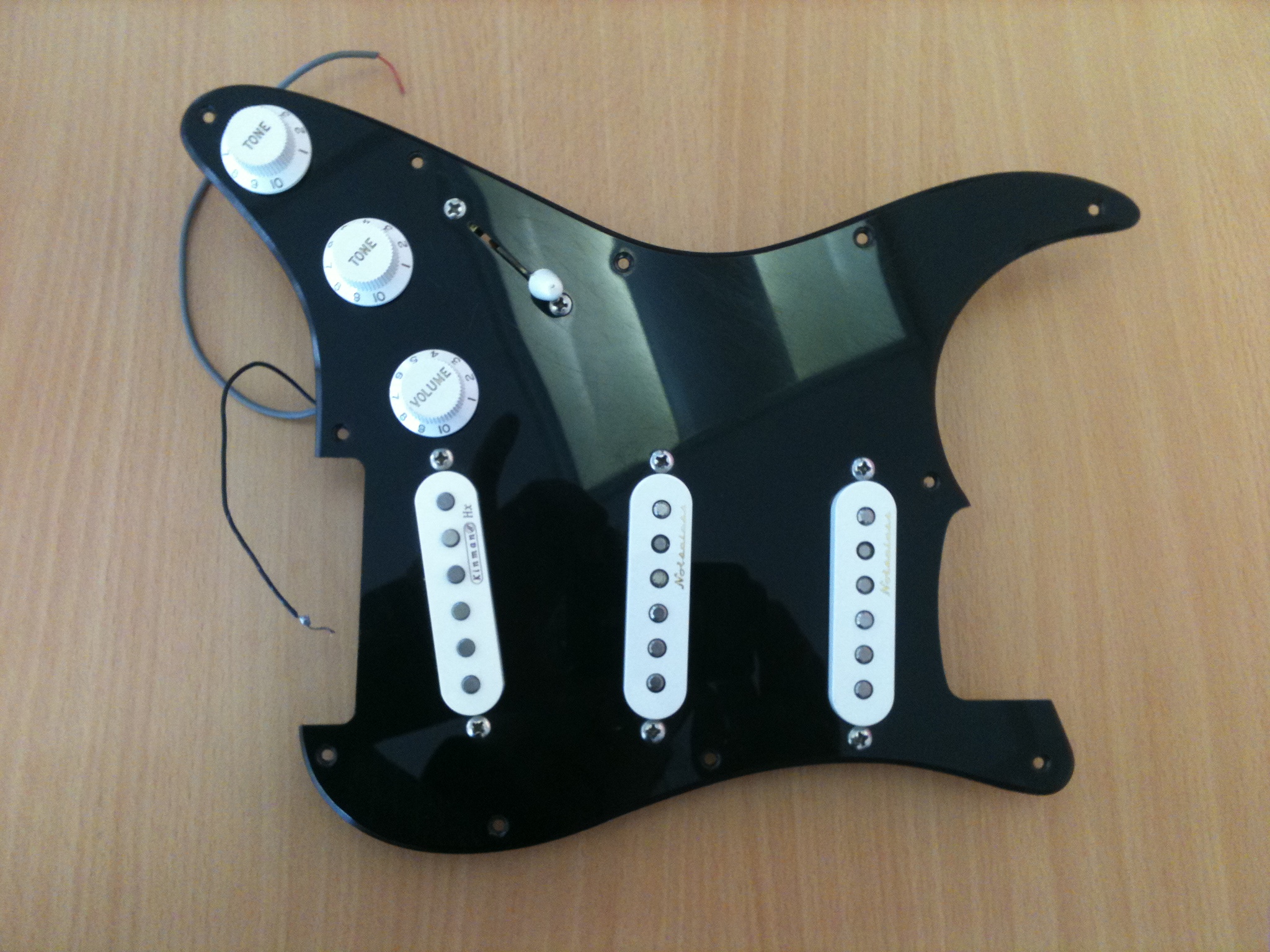 Photo Fender Loaded Pickguard Fender SET MICROS FENDER USA