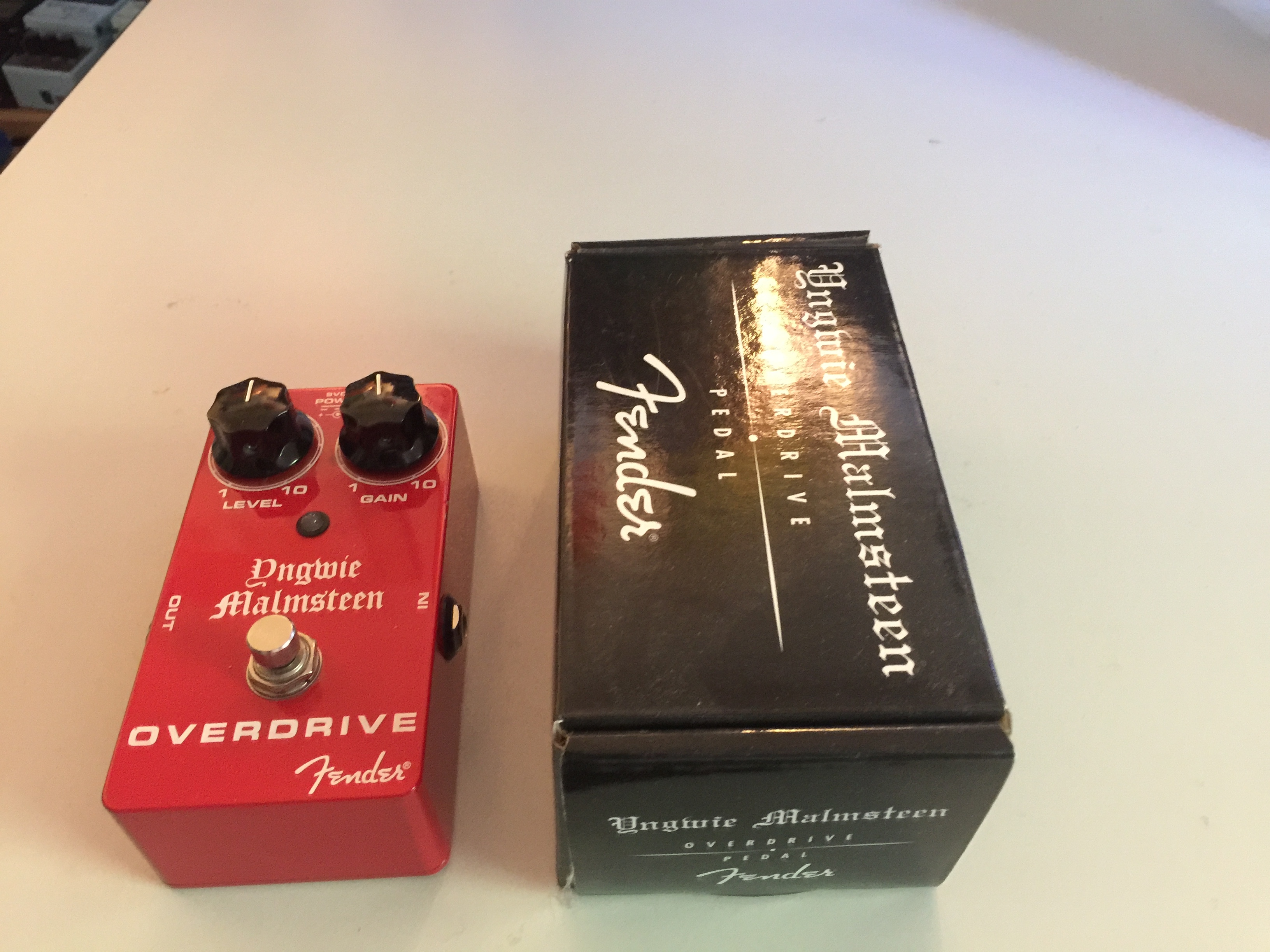Malmsteen Overdrive Pedal Fender Malmsteen Overdrive Pedal Audiofanzine