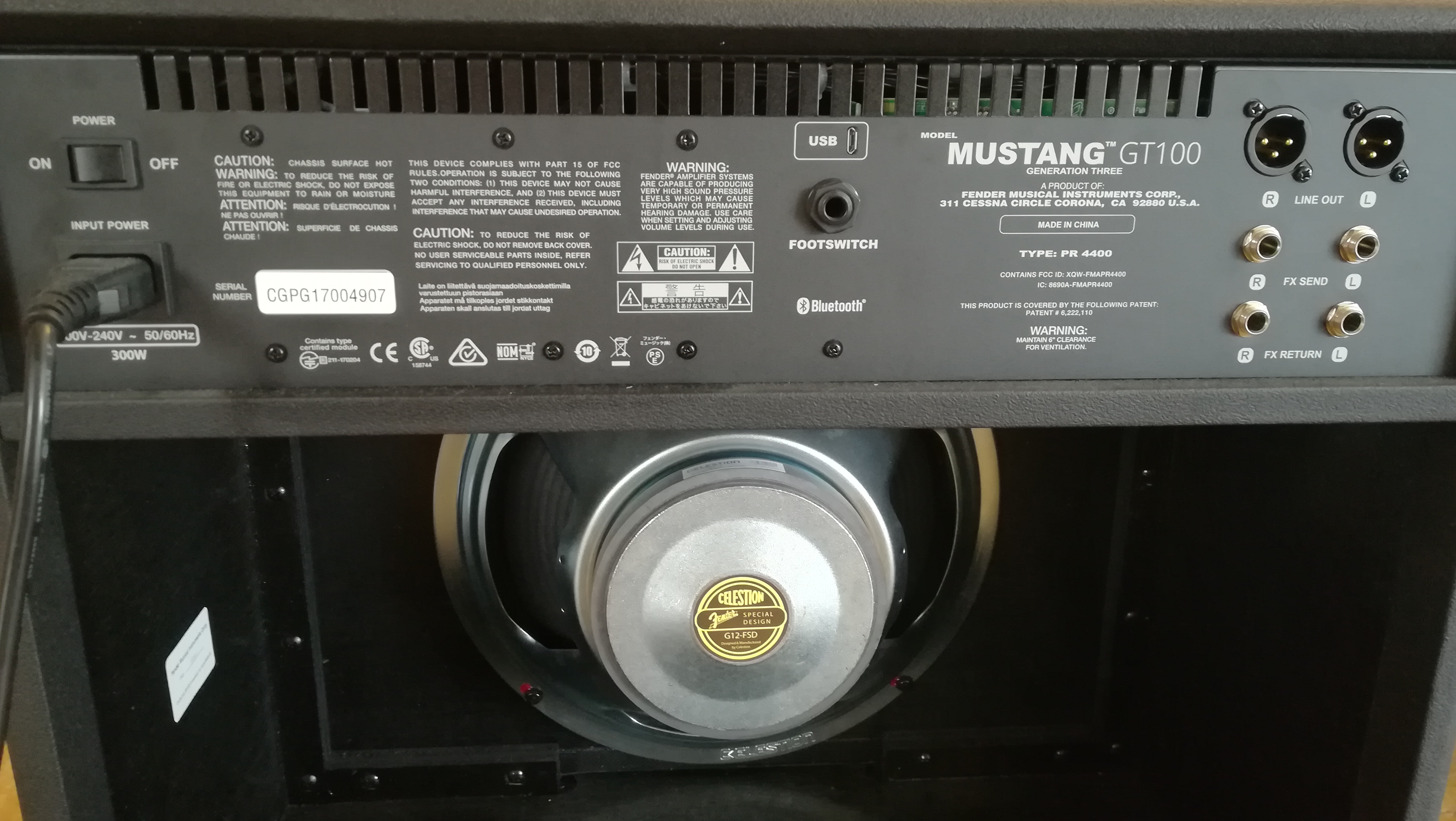 Mustang GT100 - Fender Mustang GT100 - Audiofanzine
