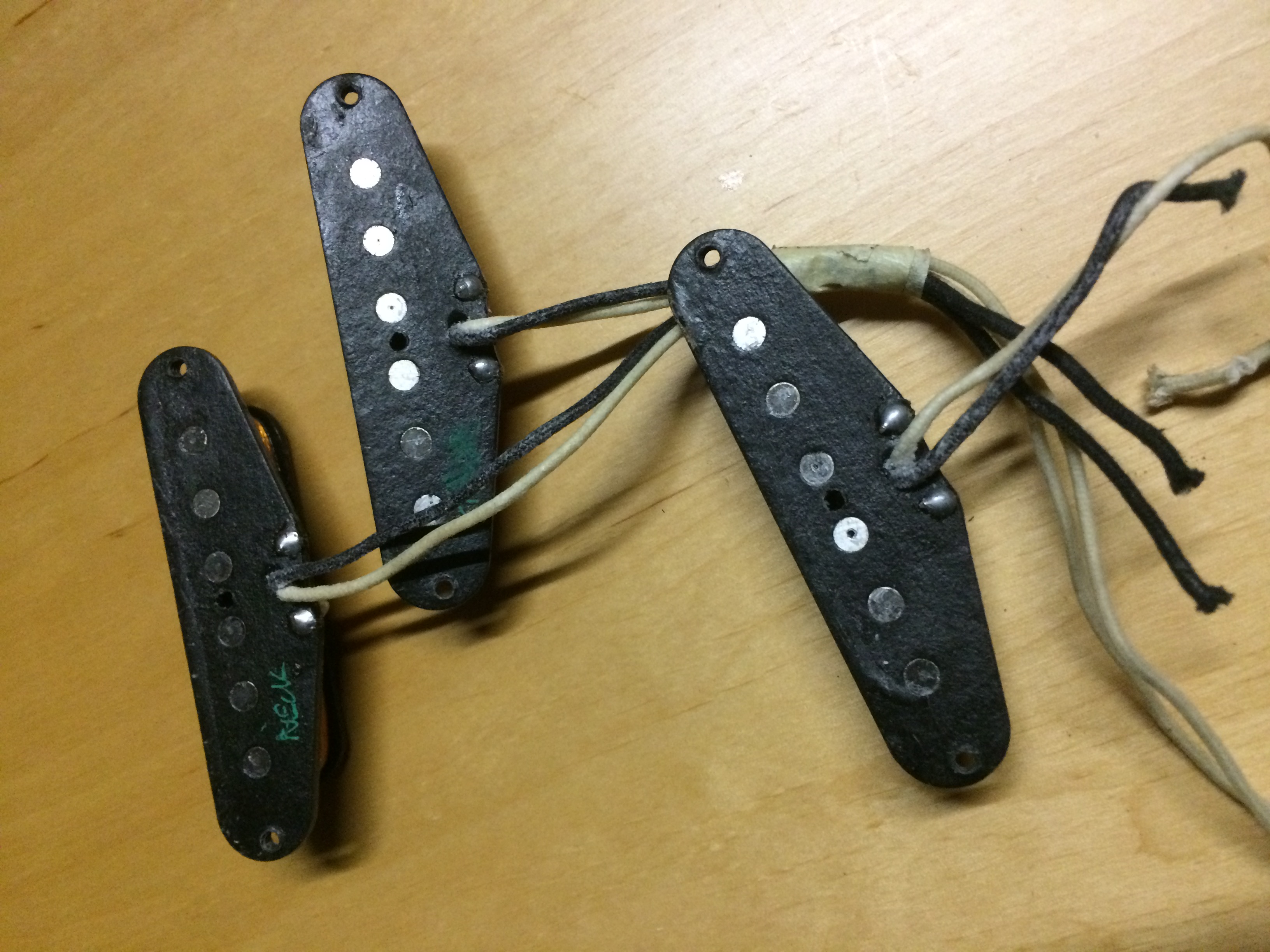 Original '57/ '62 Stratocaster Pickup Set Fender Audiofanzine