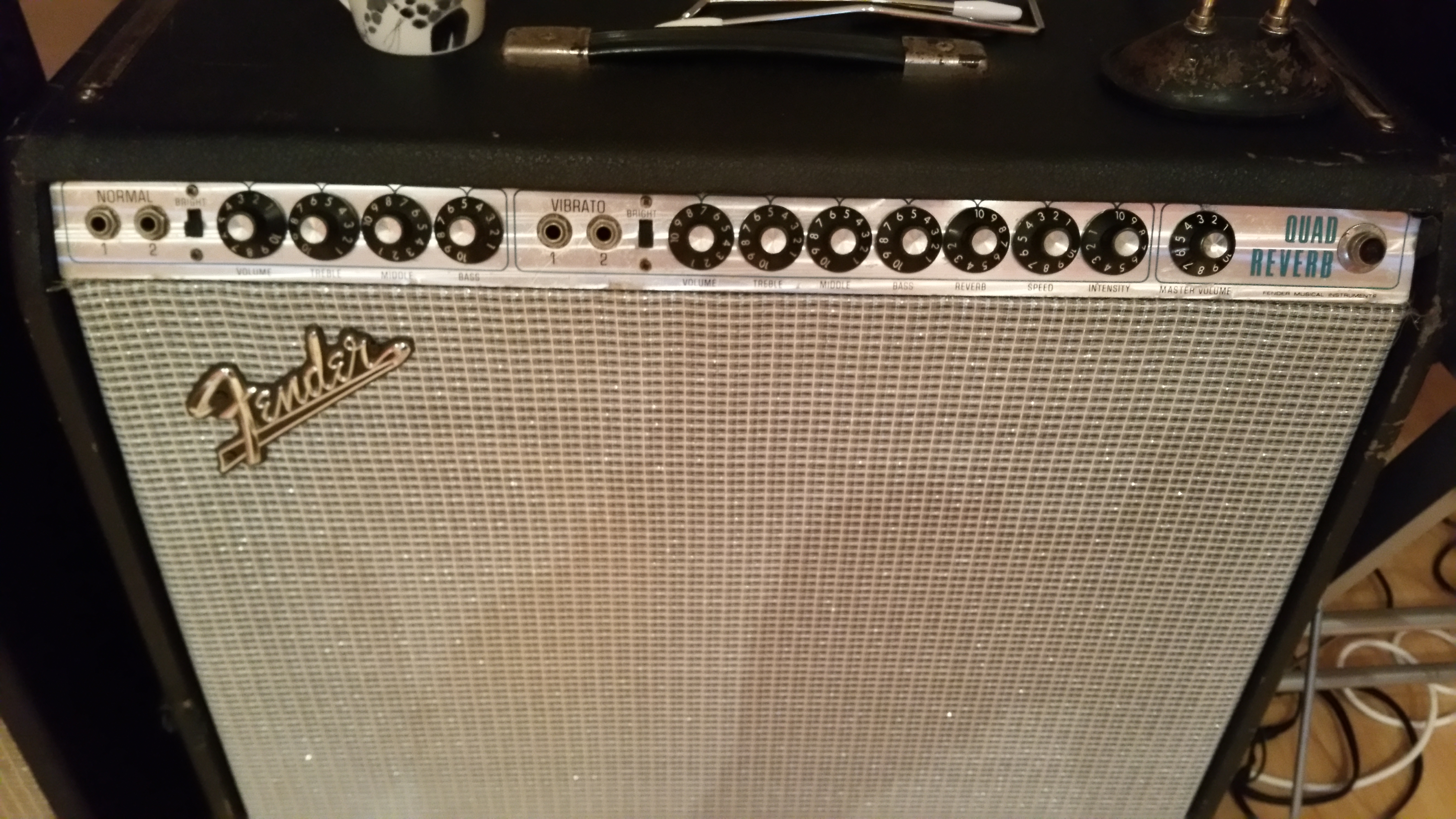 ...which came with a one-year review period. fender quad reverb There'...