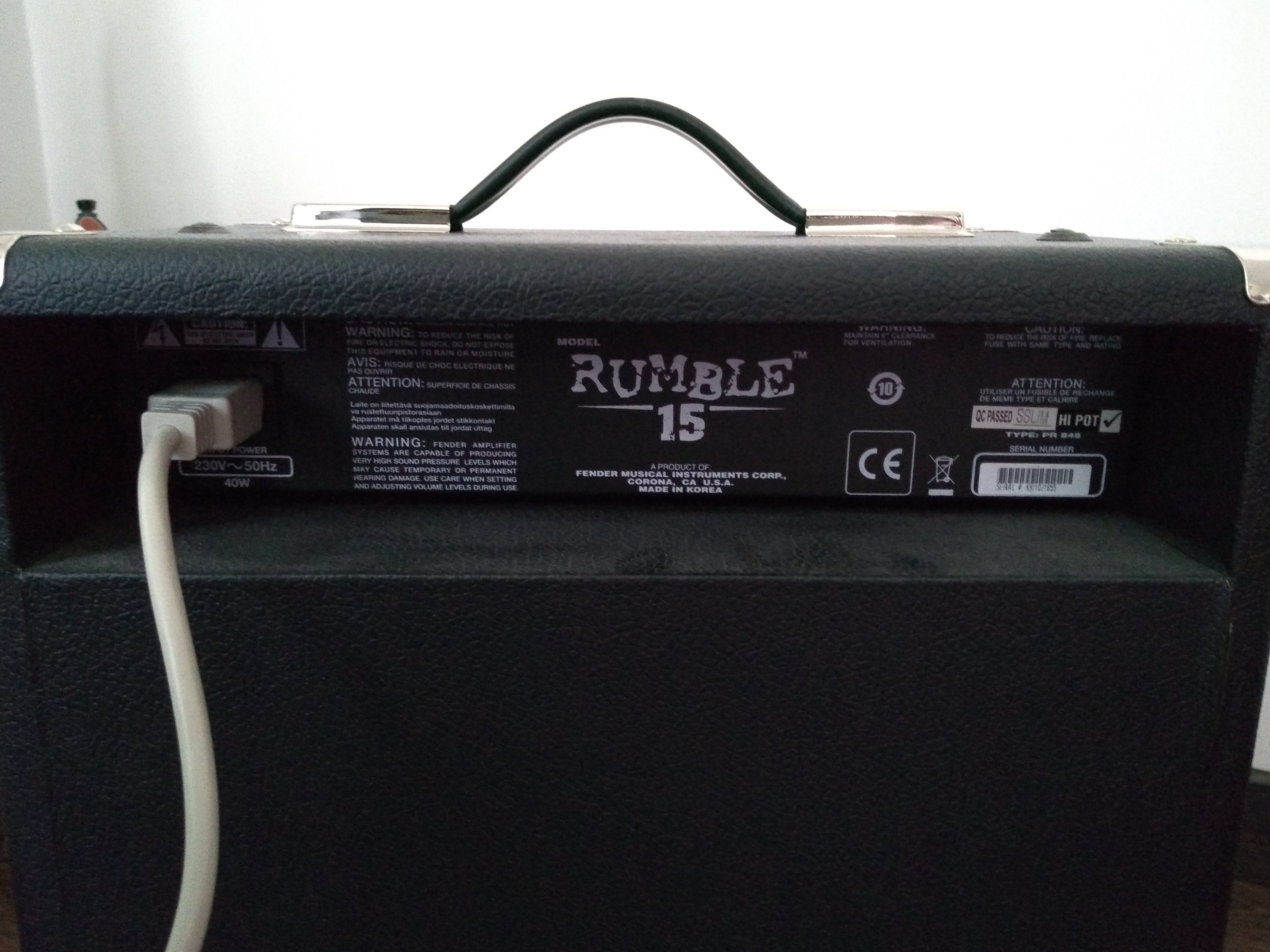 fender rumble 15 fender rumble 15