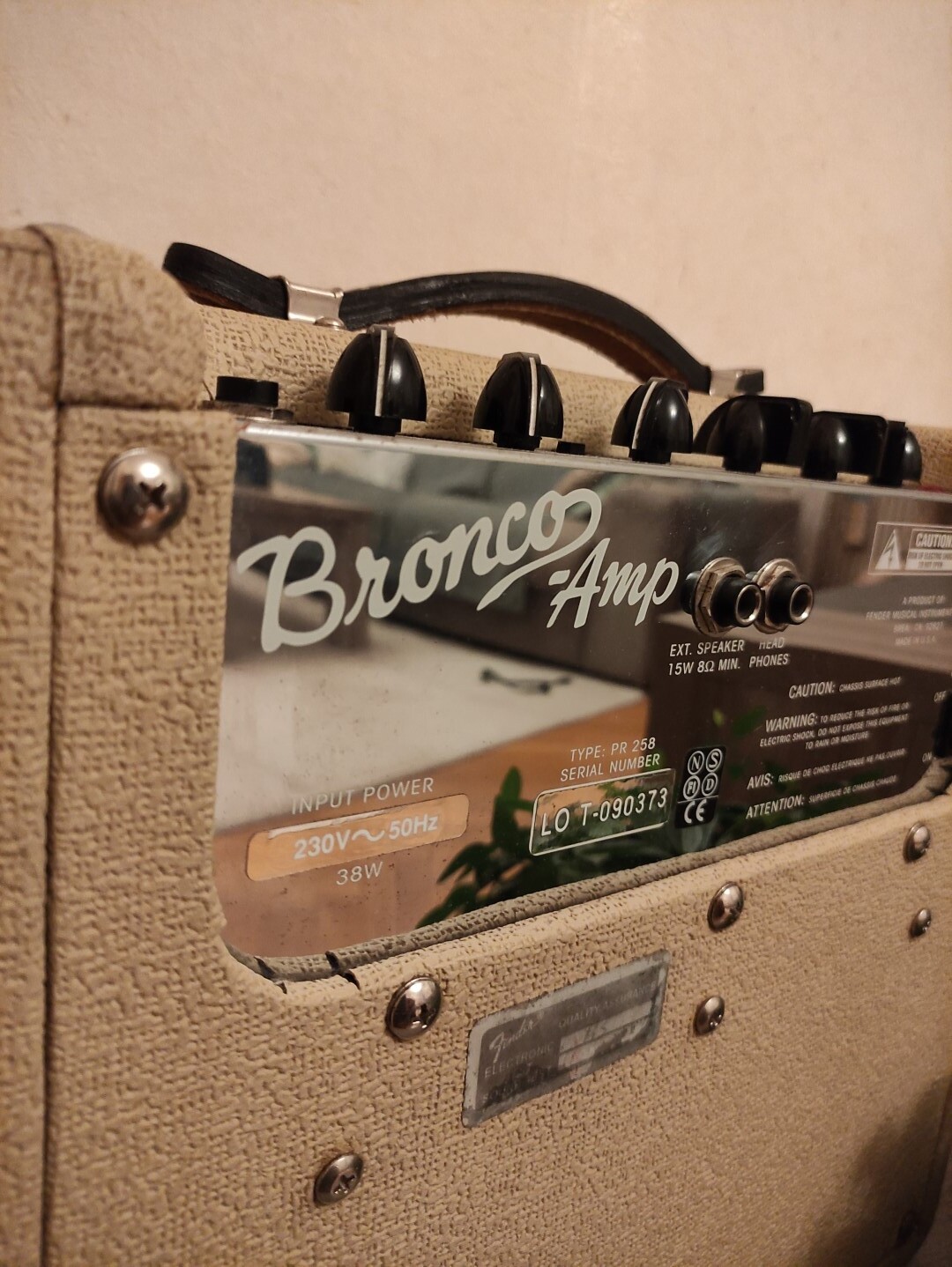 Tweed Bronco Amp - Fender Tweed Bronco Amp - Audiofanzine