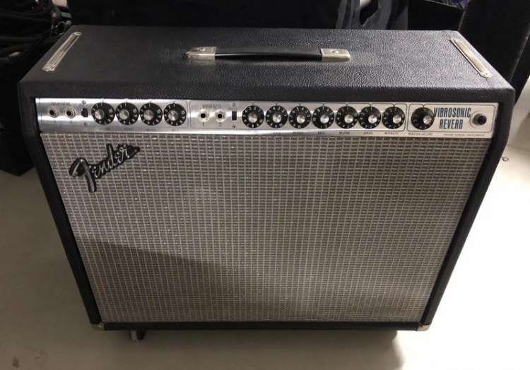 fender silverface vibrosonic reverb