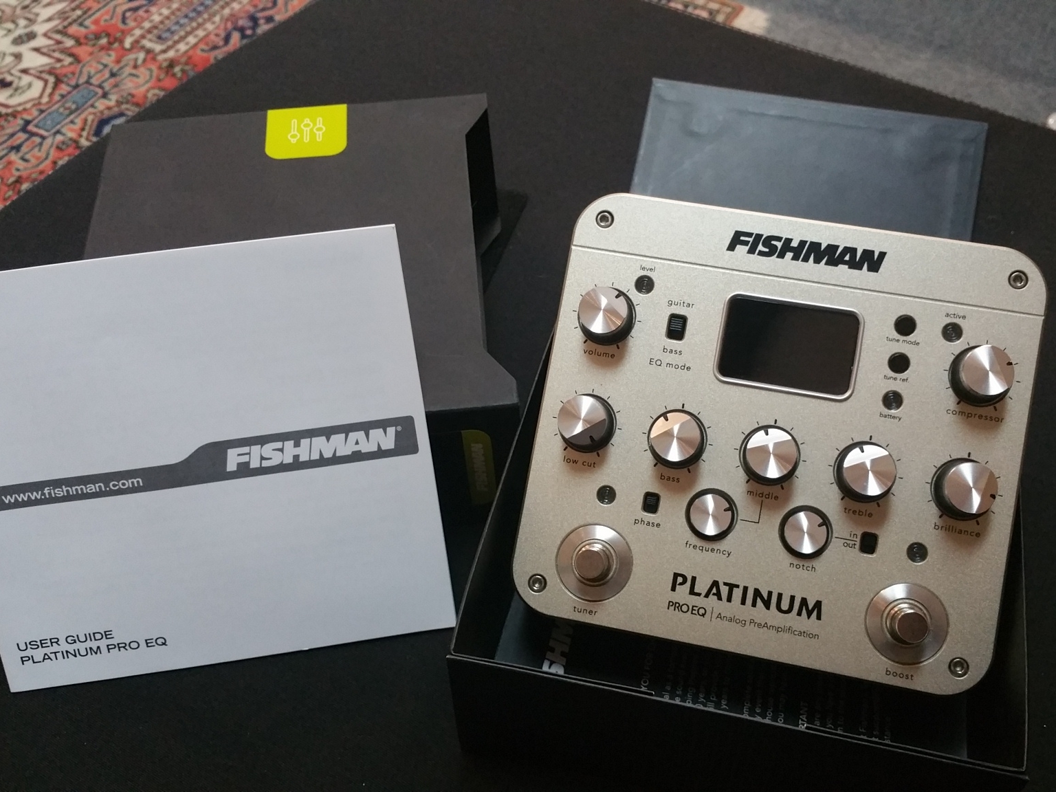PLATINUM PROEQ 2014 Fishman Platinum ProEQ 2014 Audiofanzine